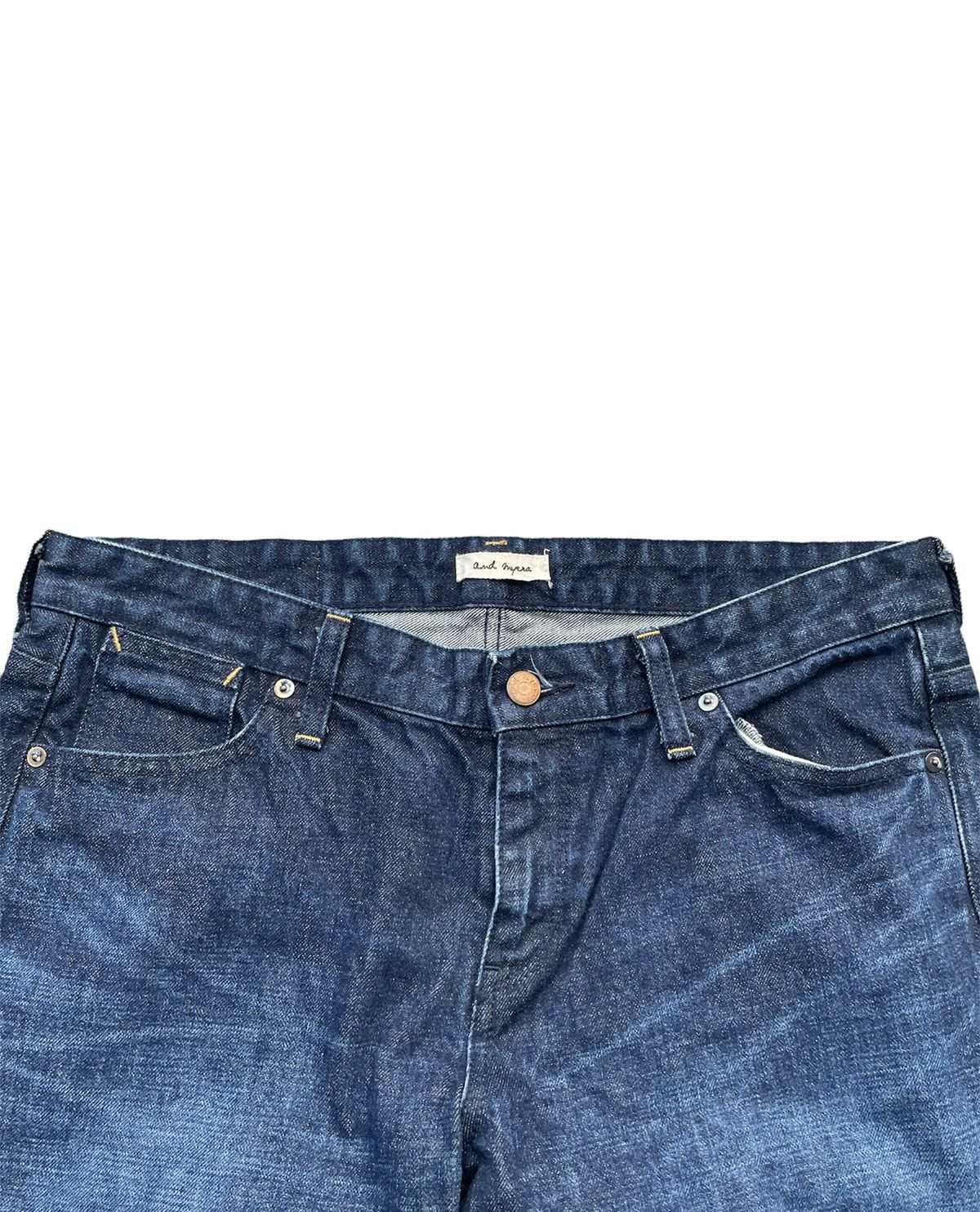 Japanese Brand And Myera Japan Redline Selvedge Denim Size US 35 - 7 Thumbnail