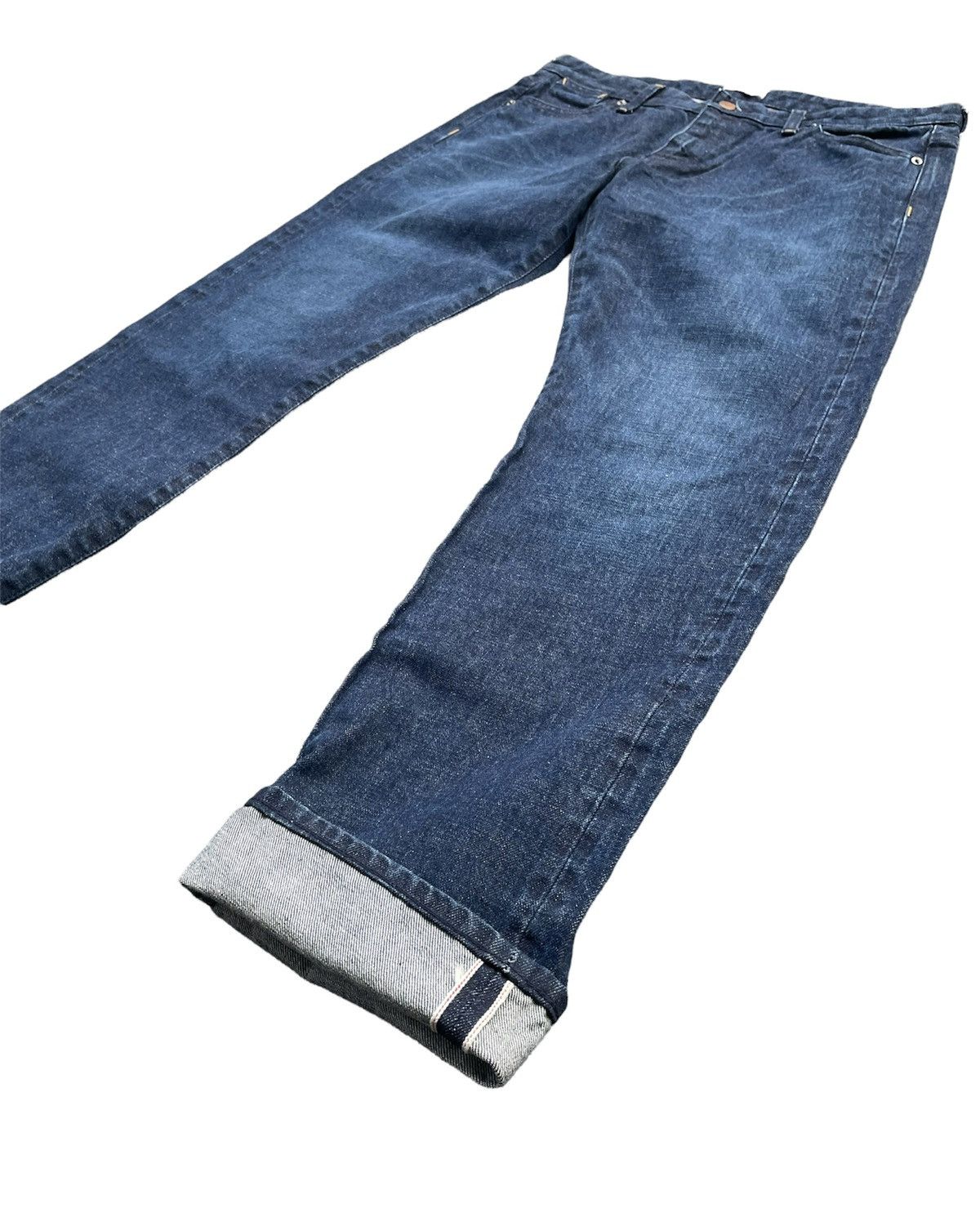 Japanese Brand And Myera Japan Redline Selvedge Denim Size US 35 - 3 Thumbnail