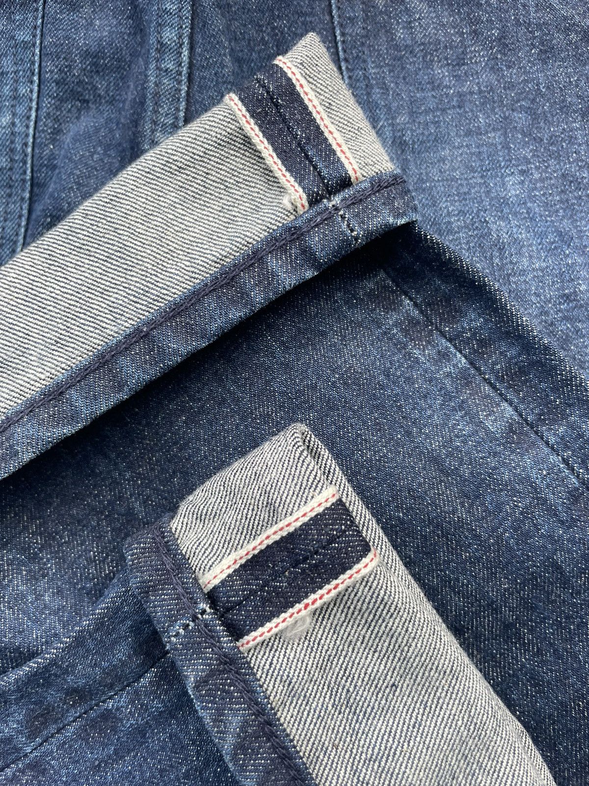 Japanese Brand And Myera Japan Redline Selvedge Denim Size US 35 - 13 Thumbnail