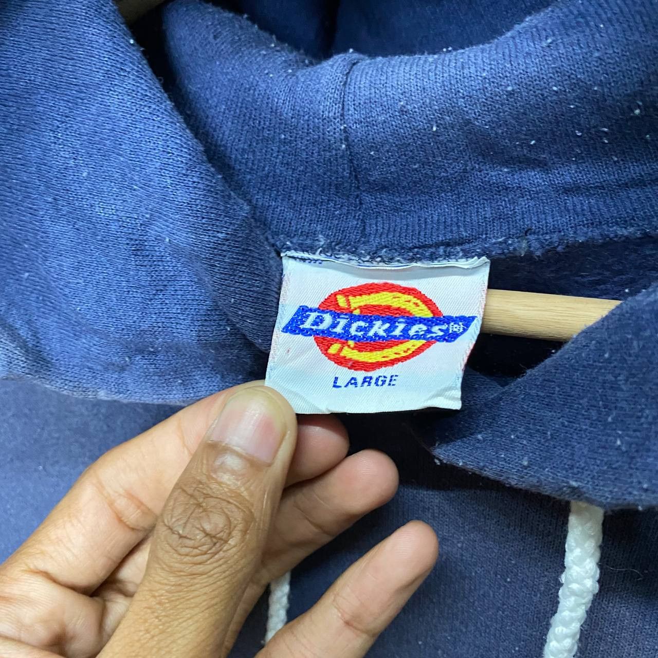 Dickies × Vintage Vintage dickies spell out sun faded hoodies Size US L / EU 52-54 / 3 - 5 Thumbnail