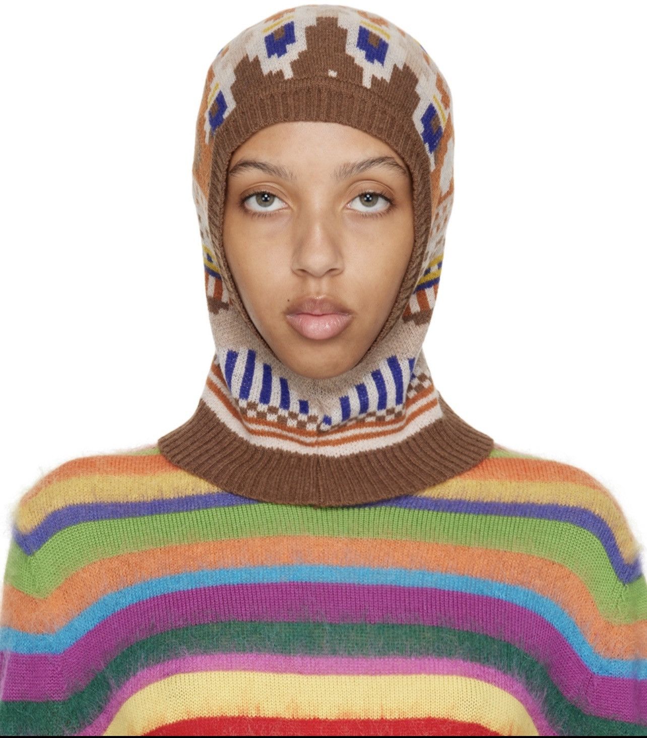 Henrik Vibskov !DS! AW22 Henrik Vibskov Abstract Space Balaclava Size ONE SIZE - 5 Thumbnail