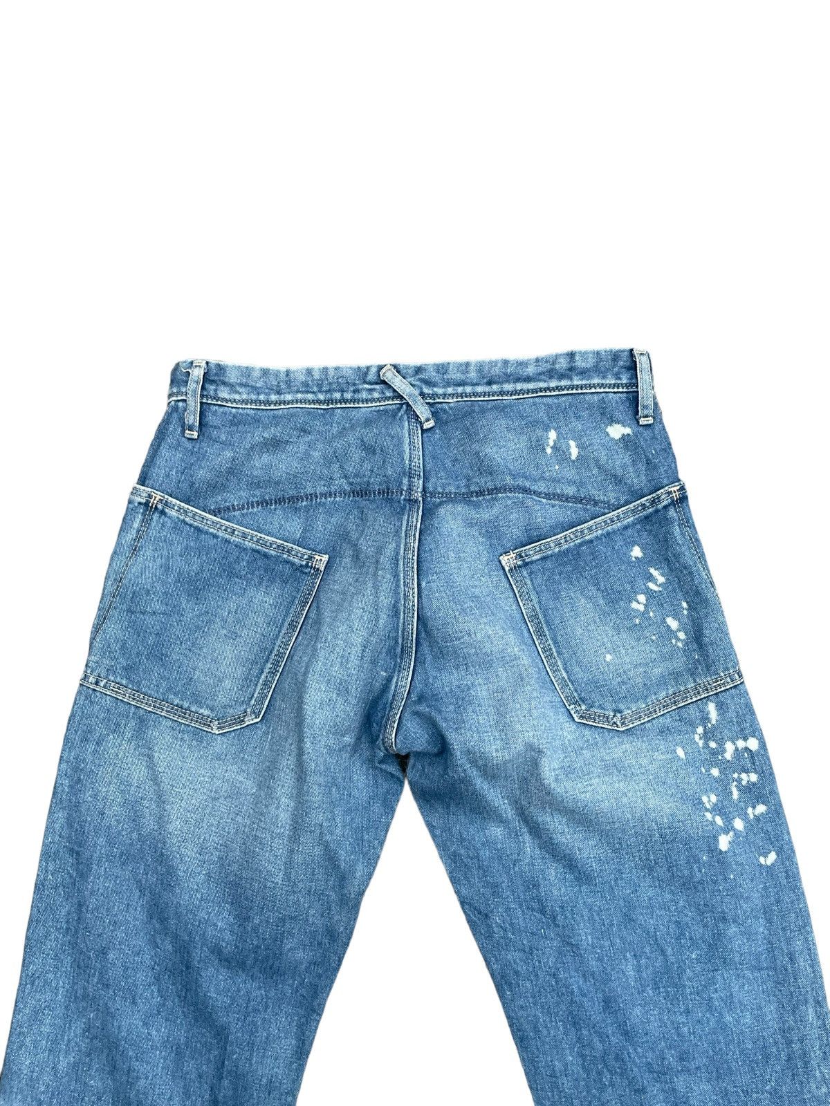 Japanese Brand × LOWRYS FARM Japanese Lowrys Farm Bleach Distresed Denim Size 32" / US 10 / IT 46 - 6 Thumbnail
