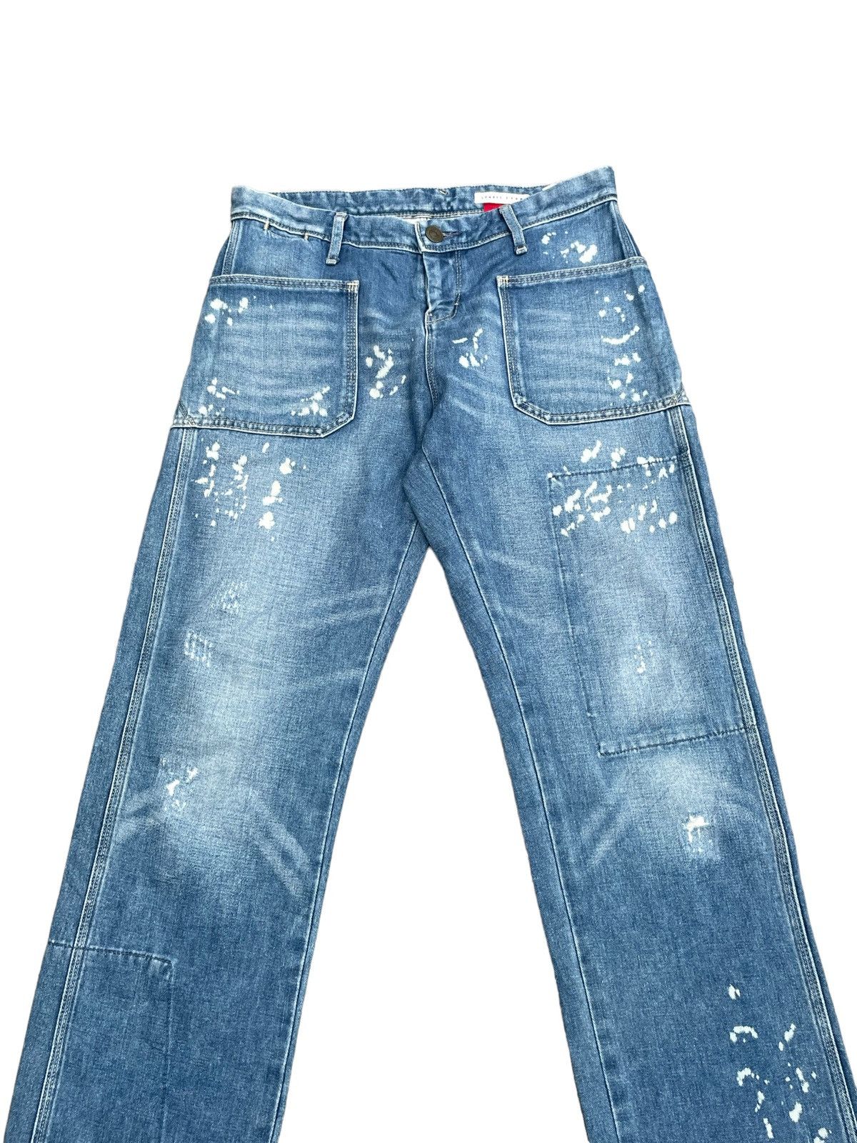 Japanese Brand × LOWRYS FARM Japanese Lowrys Farm Bleach Distresed Denim Size 32" / US 10 / IT 46 - 12 Thumbnail