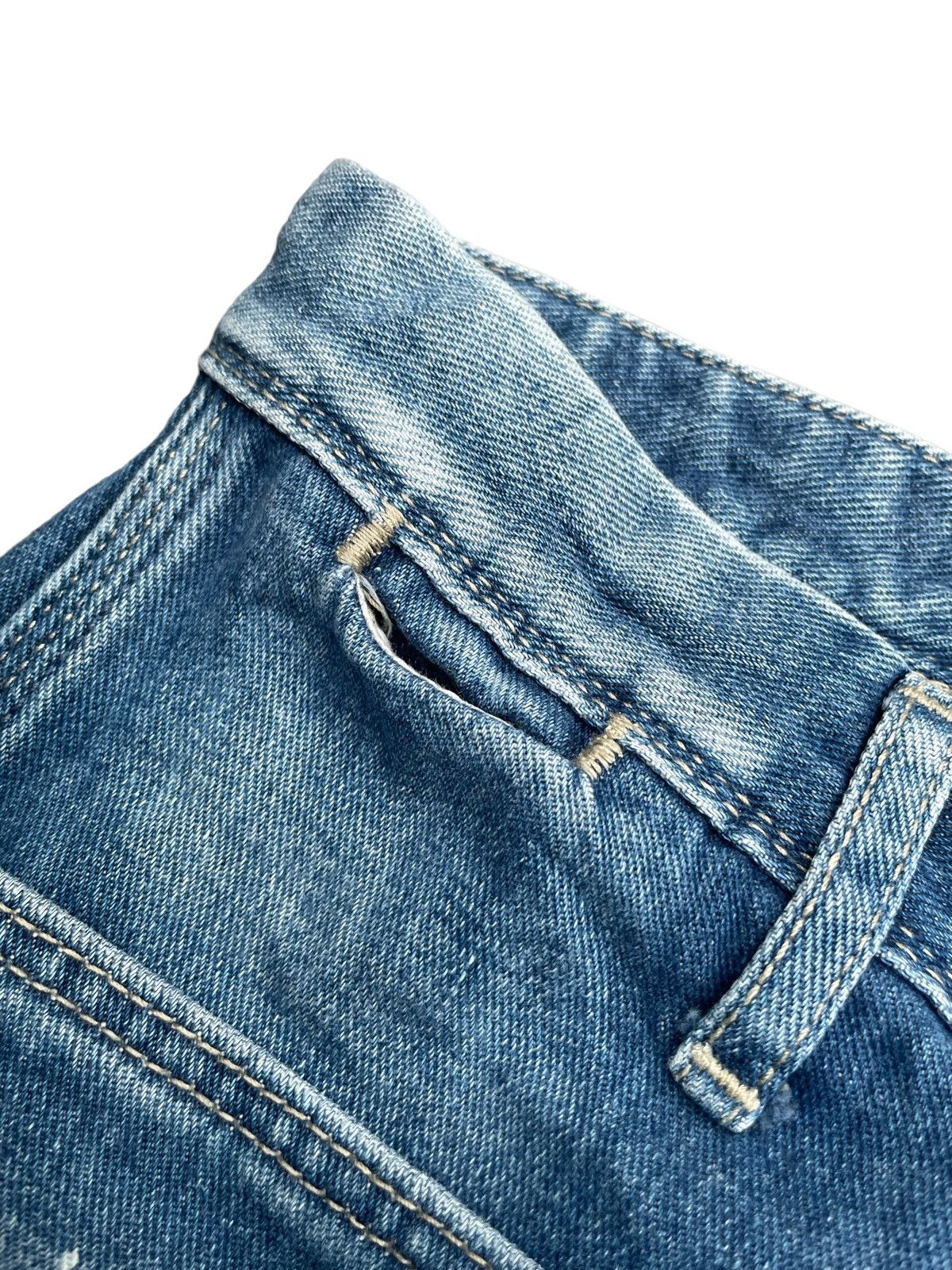 Japanese Brand × LOWRYS FARM Japanese Lowrys Farm Bleach Distresed Denim Size 32" / US 10 / IT 46 - 7 Thumbnail