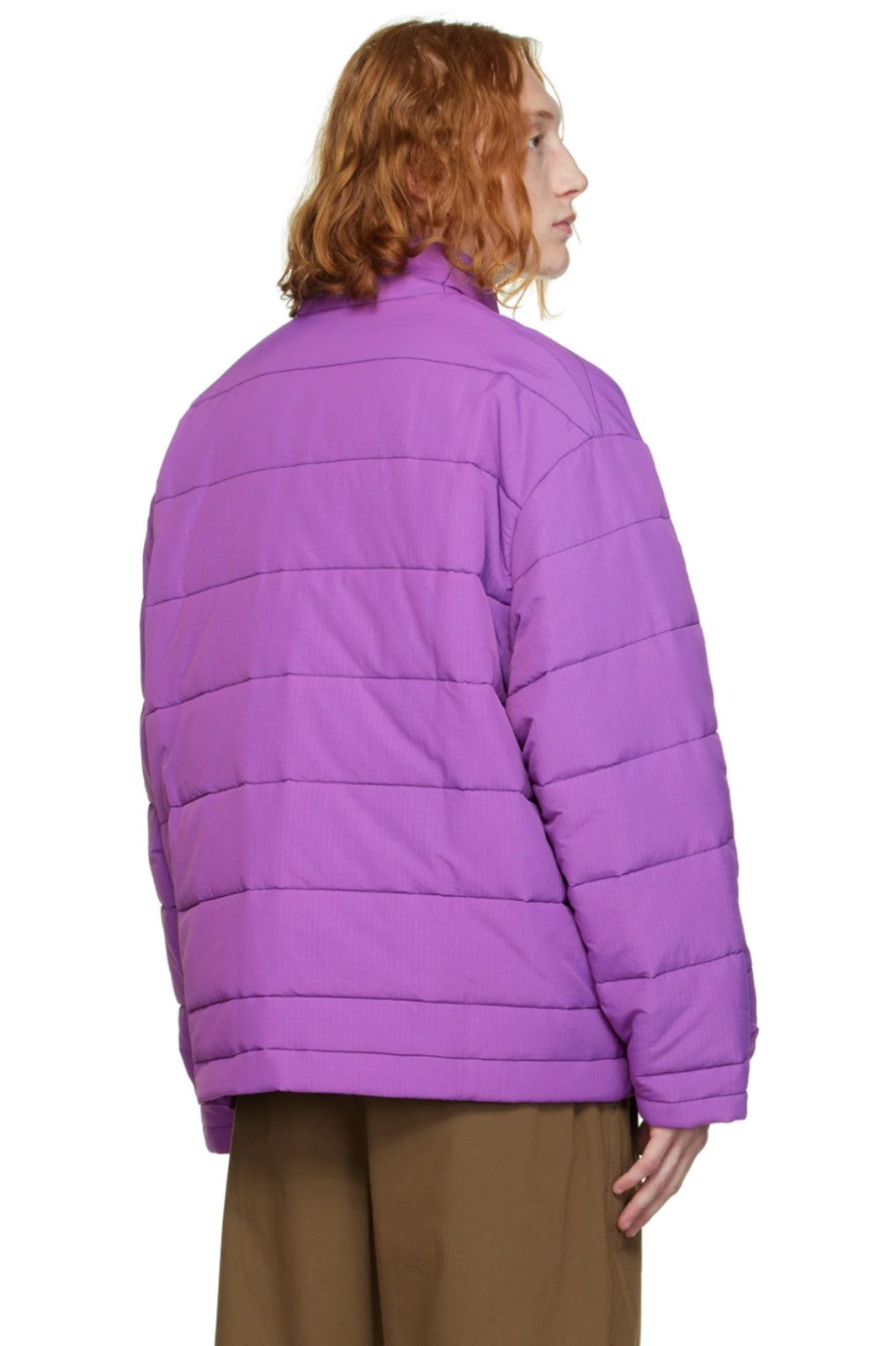 Henrik Vibskov !DSWT! FW22 Henrik Vibskov Apollo Purple Puffer Jacket Size US L / EU 52-54 / 3 - 8 Thumbnail