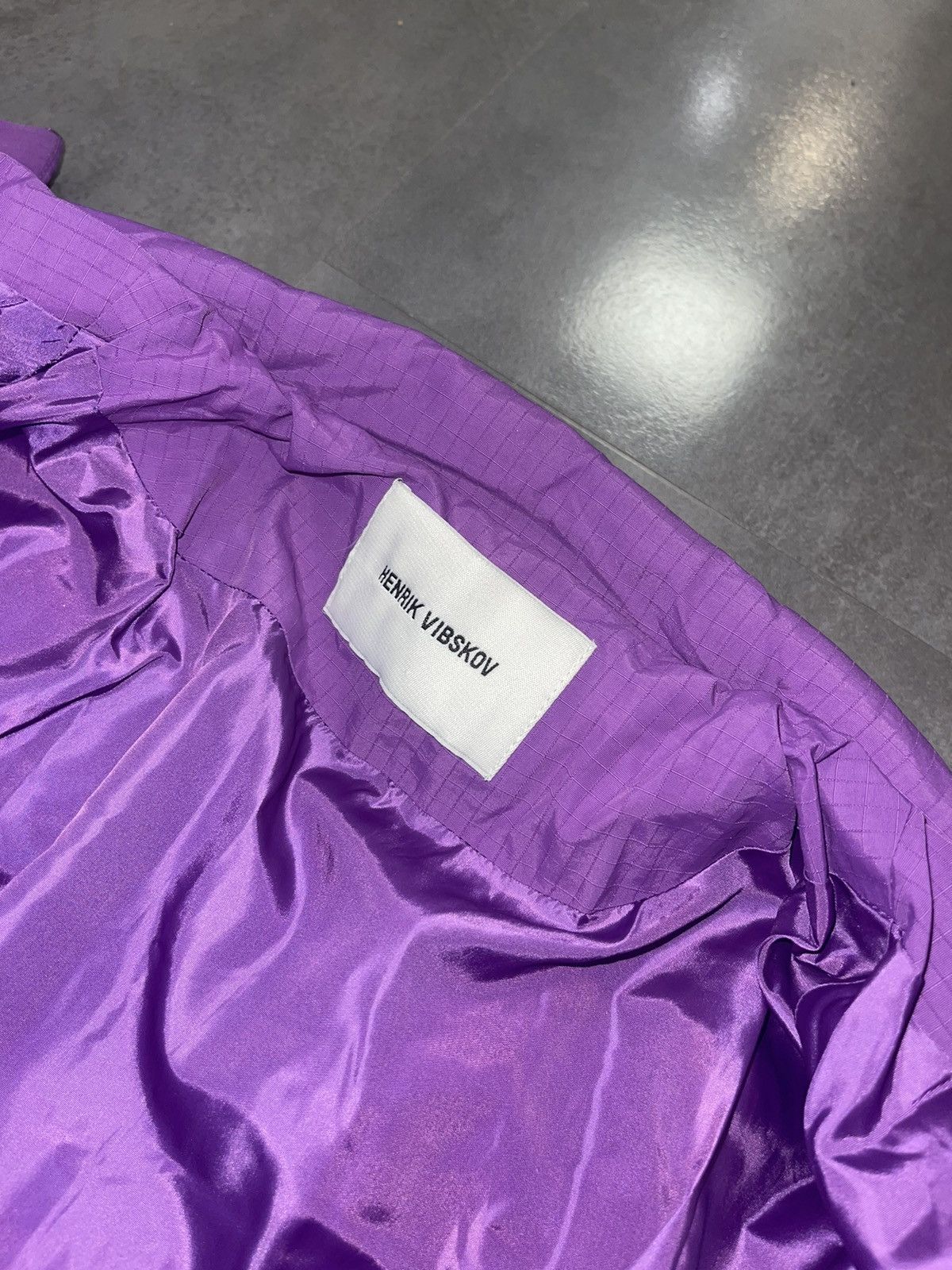 Henrik Vibskov !DSWT! FW22 Henrik Vibskov Apollo Purple Puffer Jacket Size US L / EU 52-54 / 3 - 21 Thumbnail