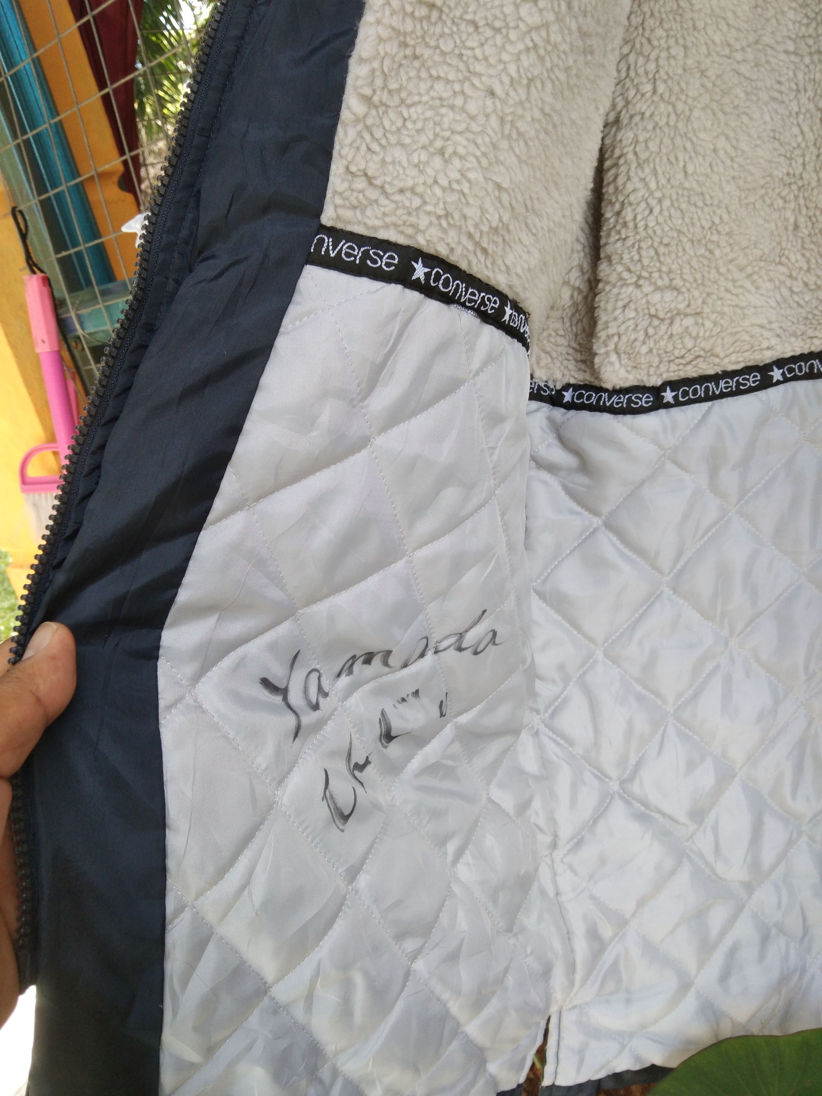 Converse × Sports Specialties CONVERSE HOODIE SHERPA PARKA LONG JACKET BIG LOGO Size US M / EU 48-50 / 2 - 13 Thumbnail