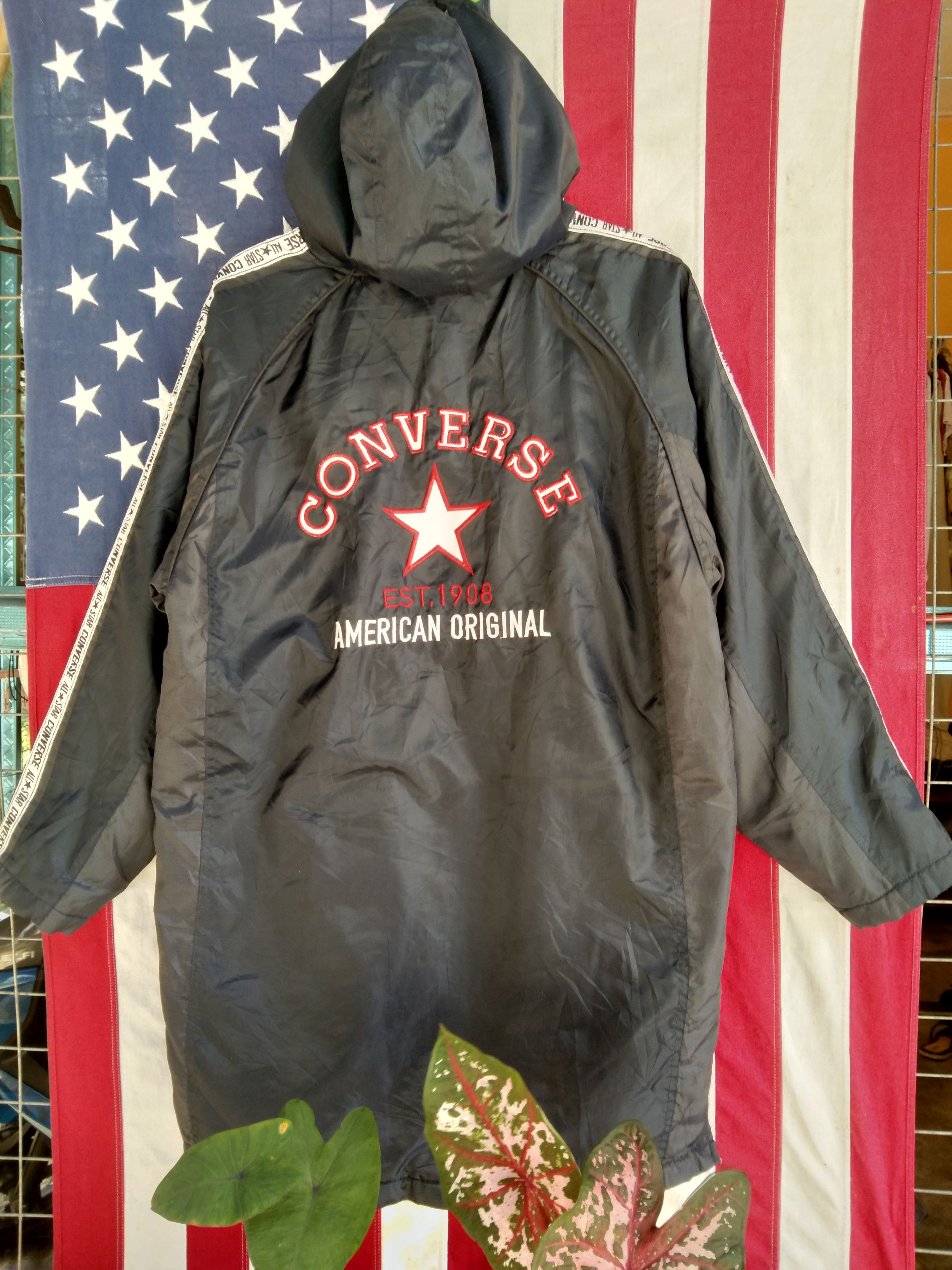Converse × Sports Specialties CONVERSE HOODIE SHERPA PARKA LONG JACKET BIG LOGO Size US M / EU 48-50 / 2 - 1 Thumbnail