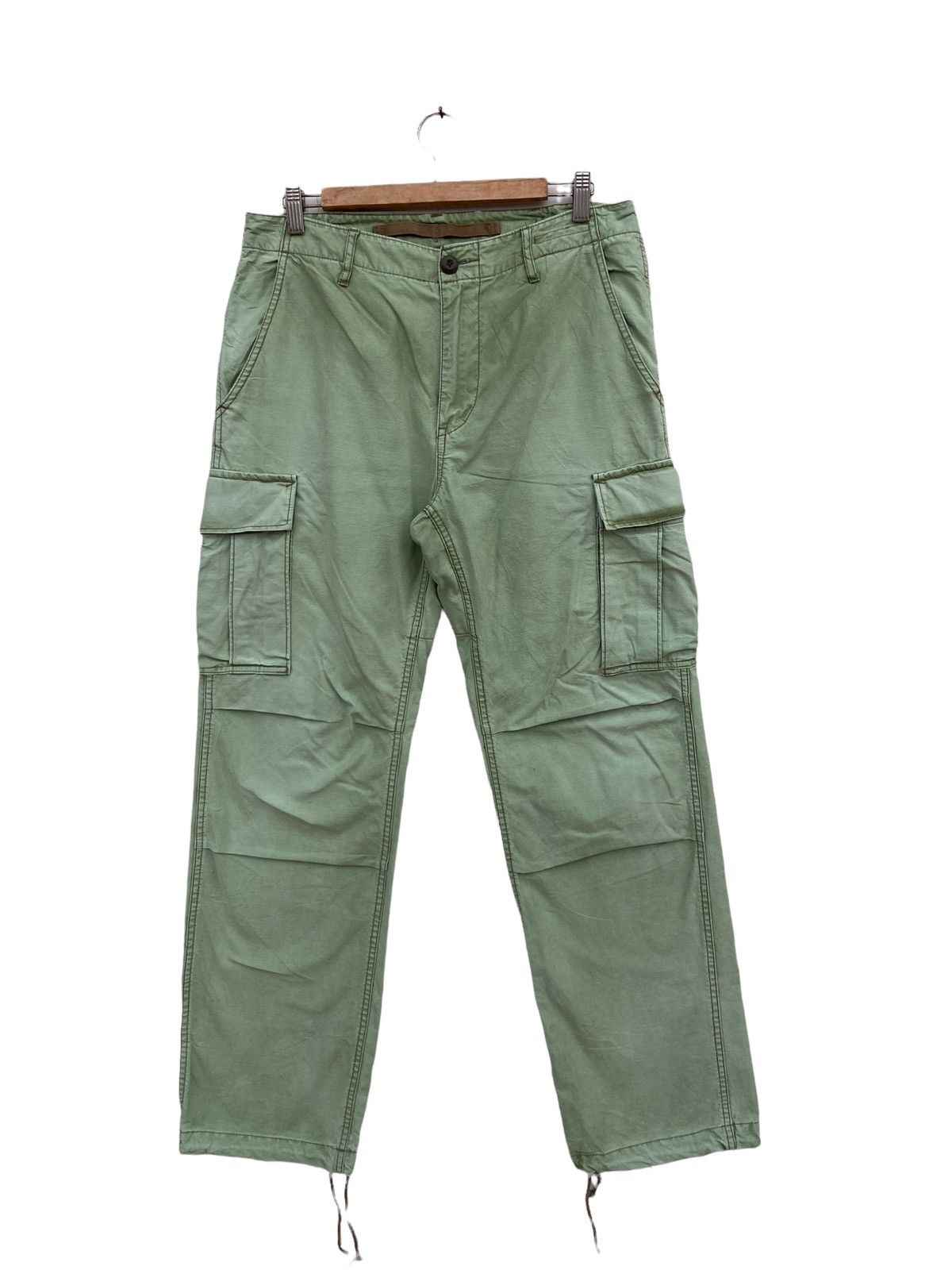 Journal Standard Olive Green Sun Faded Style Cargo Pant by Journal Standard Size US 33 - 1 Thumbnail