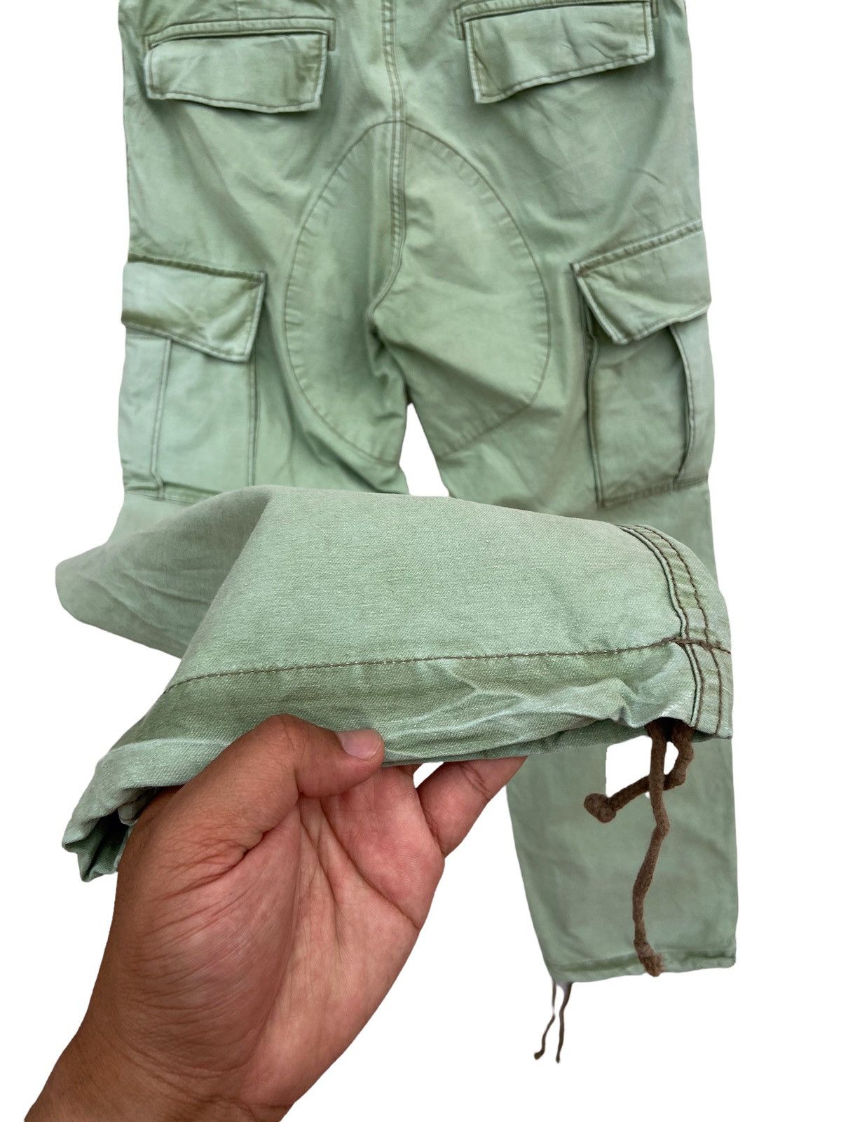 Journal Standard Olive Green Sun Faded Style Cargo Pant by Journal Standard Size US 33 - 5 Thumbnail