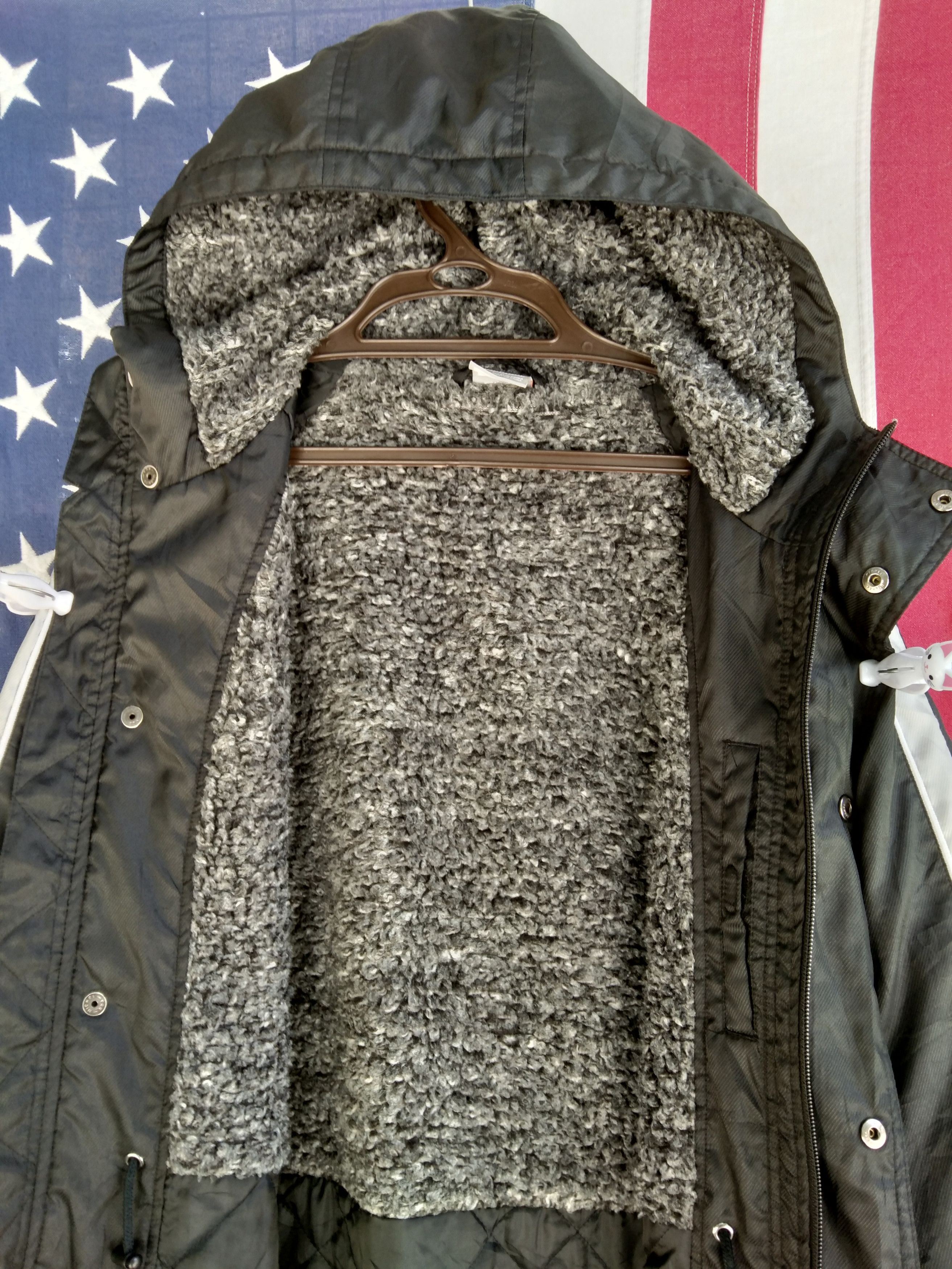 Nike × Sports Specialties NIKE BIG SWOOSH HOODIE SHERPA PARKA LONG JACKET Size US L / EU 52-54 / 3 - 4 Thumbnail