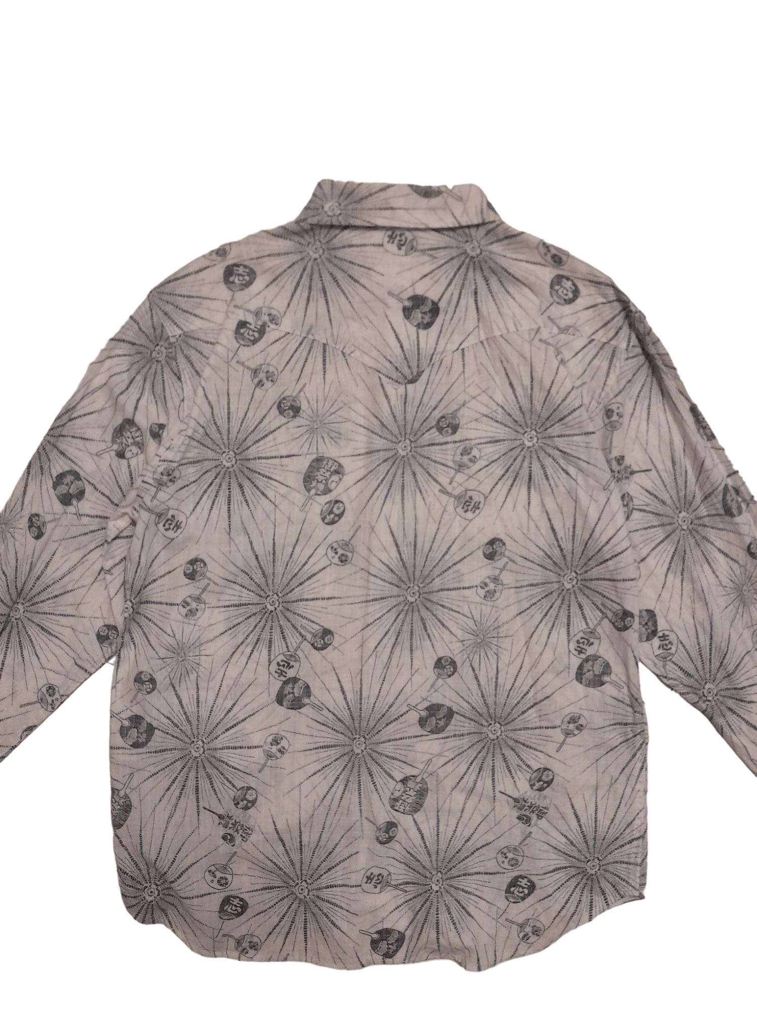 Designer Japanese Classic Script Buffalo Shirt (E910) Size US L / EU 52-54 / 3 - 4 Thumbnail