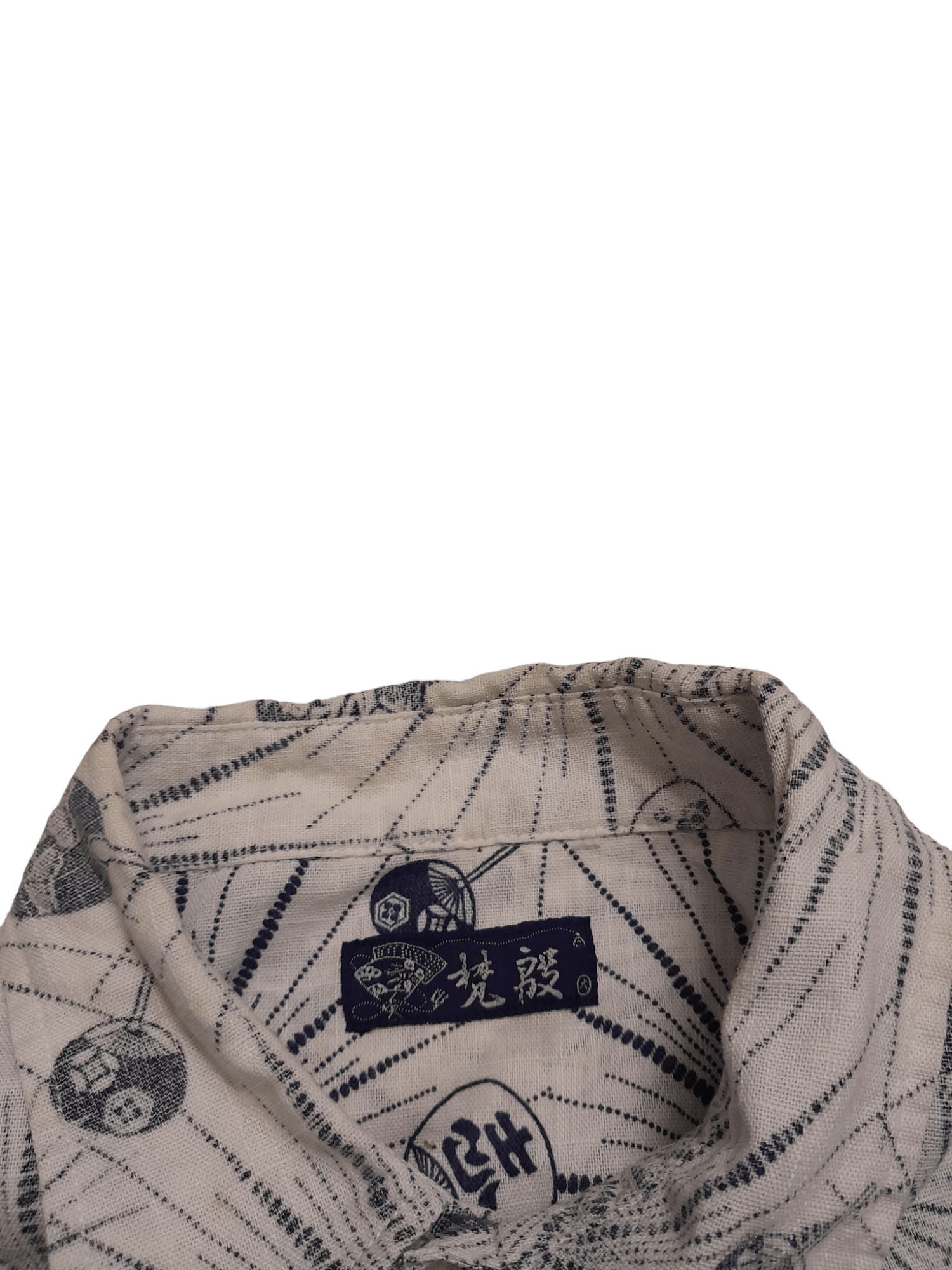 Designer Japanese Classic Script Buffalo Shirt (E910) Size US L / EU 52-54 / 3 - 3 Thumbnail