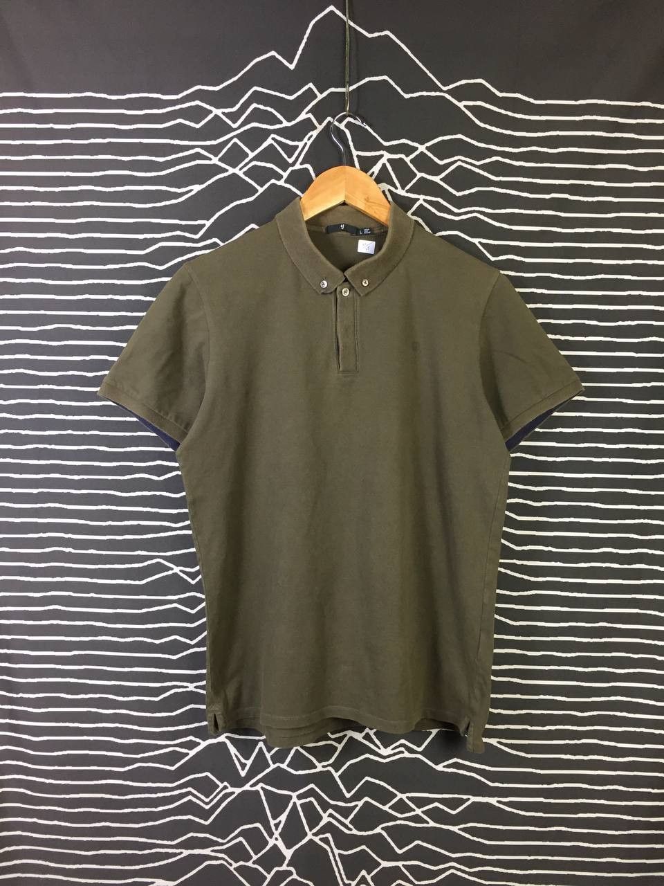 Jil Sander × Uniqlo J+ Jil Sander Uniqlo Essential Olive Green Polo Tee Size US L / EU 52-54 / 3 - 1 Thumbnail