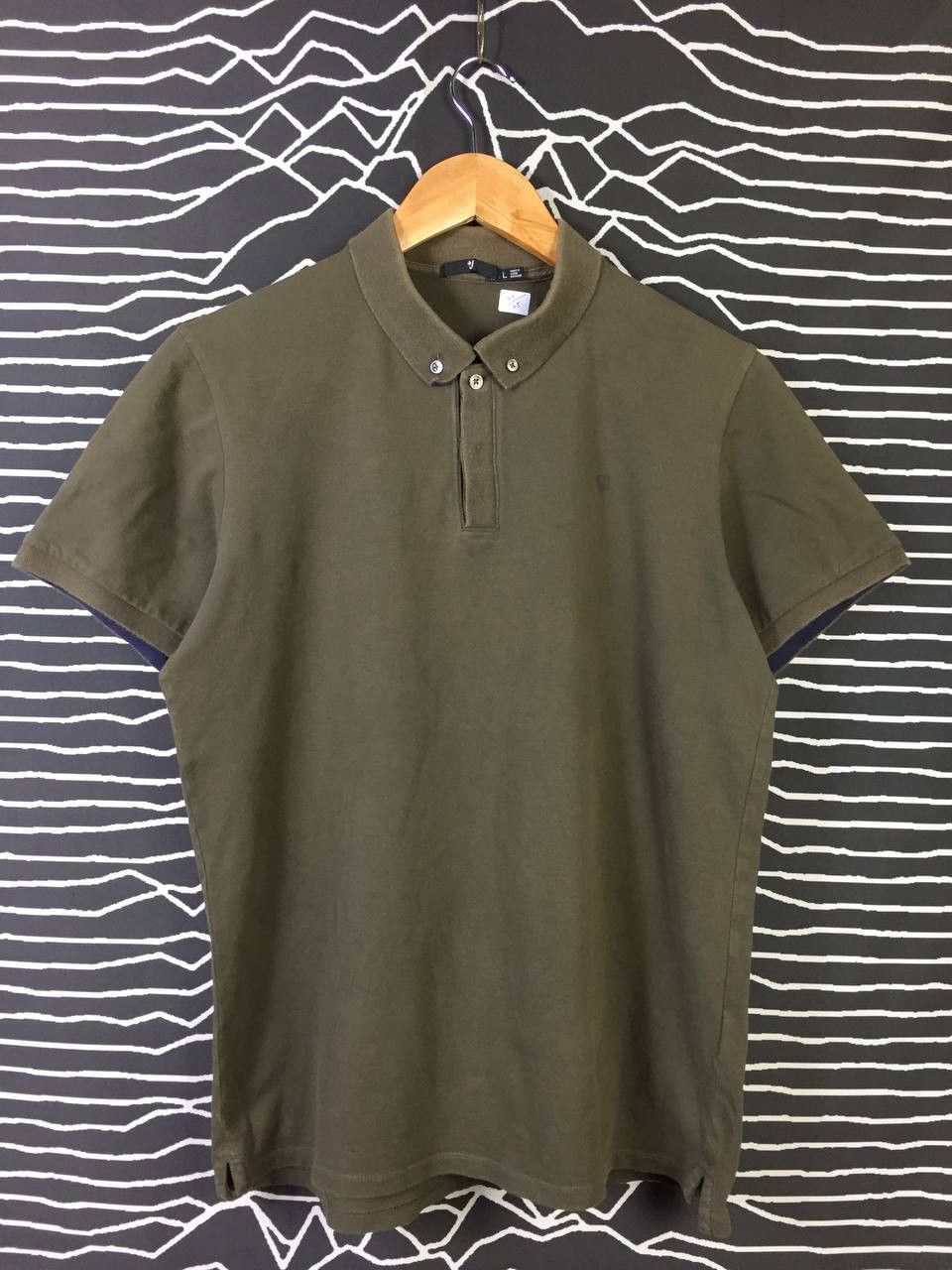 Jil Sander × Uniqlo J+ Jil Sander Uniqlo Essential Olive Green Polo Tee Size US L / EU 52-54 / 3 - 2 Thumbnail