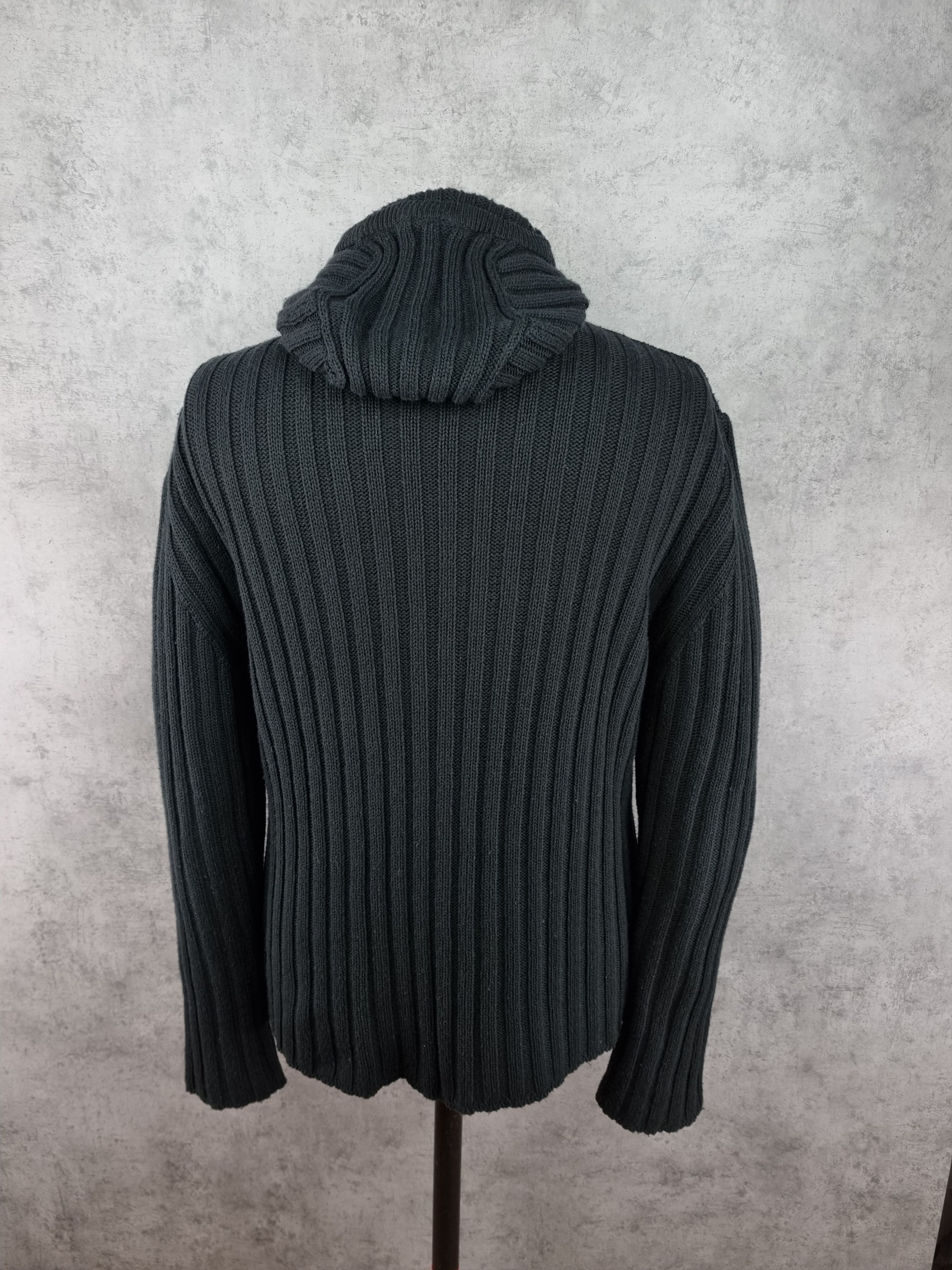 Diesel Italian Diesel Hooded Balaklava Knitted Sweater Stone Island Size US XL / EU 56 / 4 - 3 Thumbnail