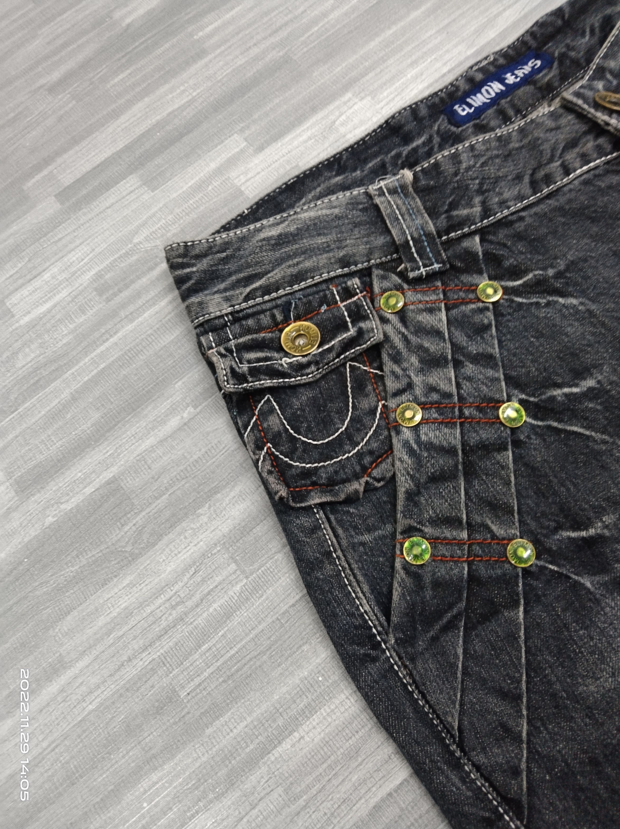 Other SUPER SICK ELIMIN JEANS STUDDED DENIM PANTS Size US 33 - 6 Thumbnail