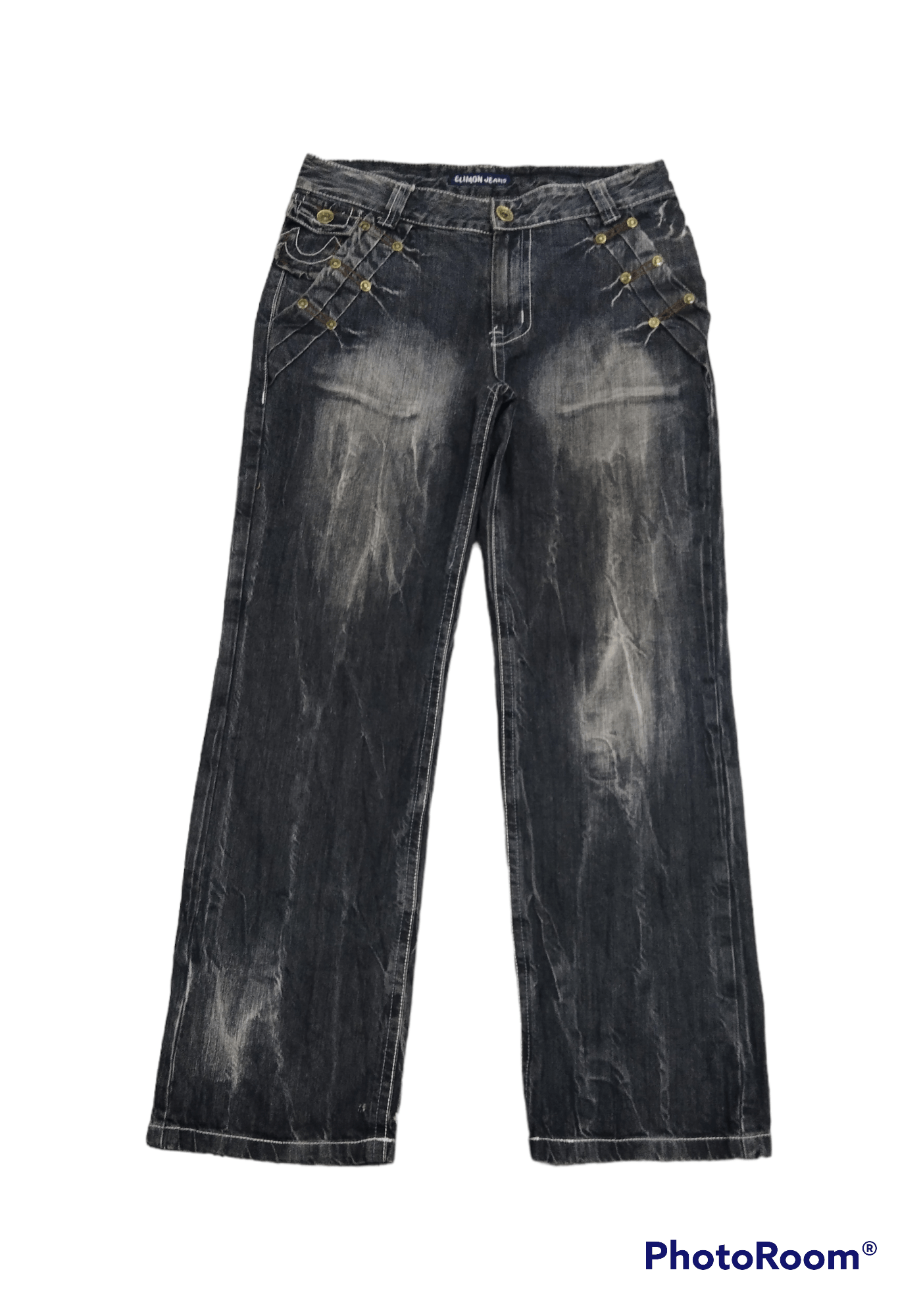 Other SUPER SICK ELIMIN JEANS STUDDED DENIM PANTS Size US 33 - 1 Thumbnail