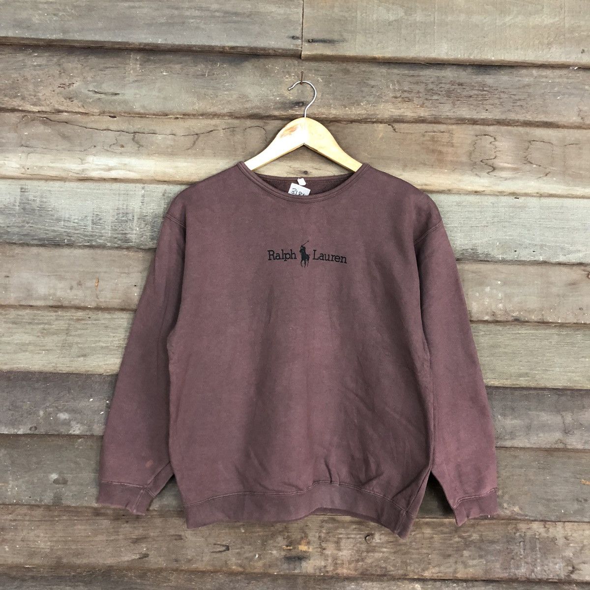 Ralph Lauren Ralph Lauren Brown Sweatshirt vintage #3181 Size M / US 6-8 / IT 42-44 - 1 Thumbnail