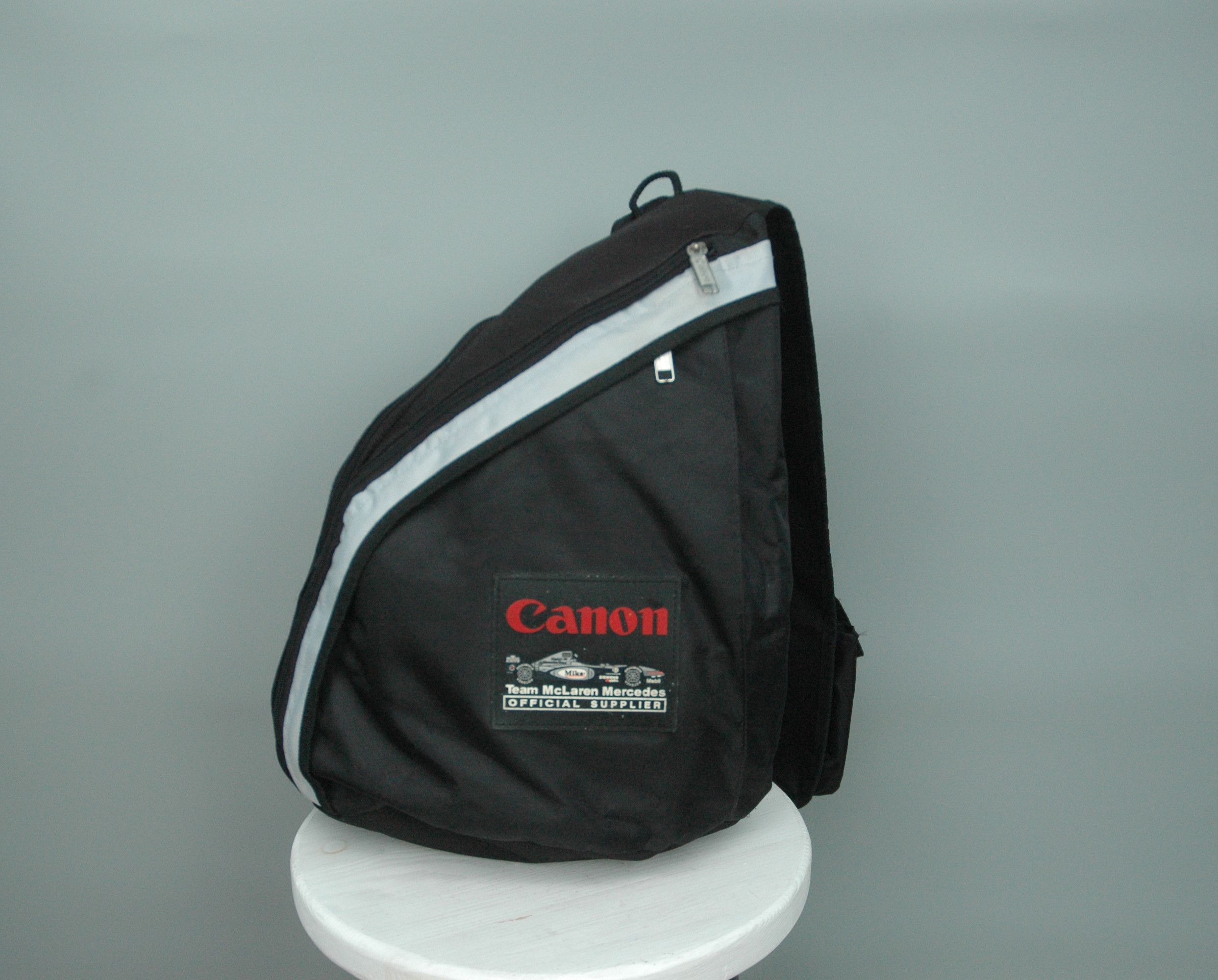 image of Vintage Canon X Mclaren Mercedes Team Formula 1 Racing in Black, Men's