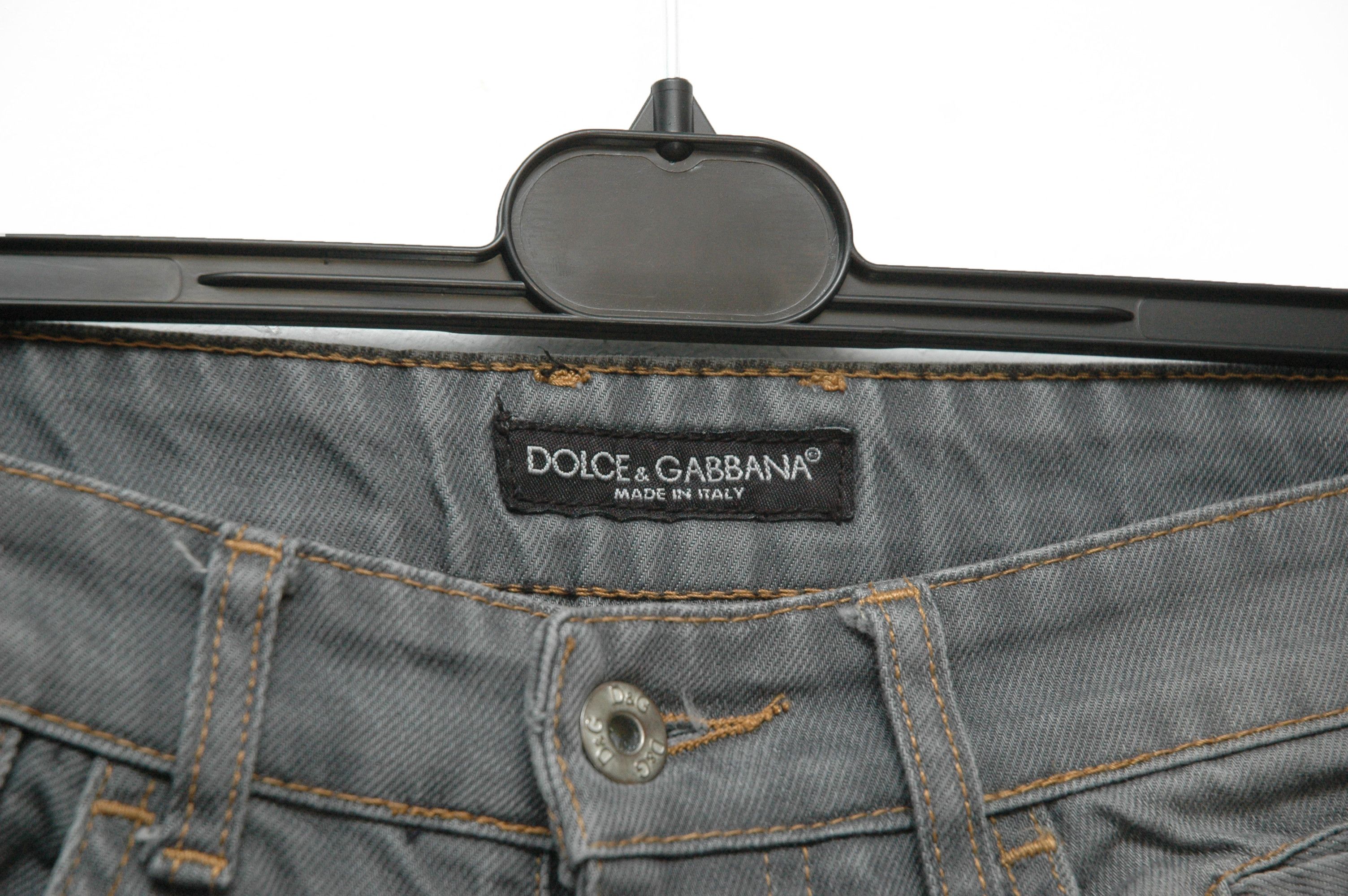 Dolce & Gabbana Vintage Dolce Gabbana Distressed Denim Made in Italy Size US 31 - 8 Thumbnail