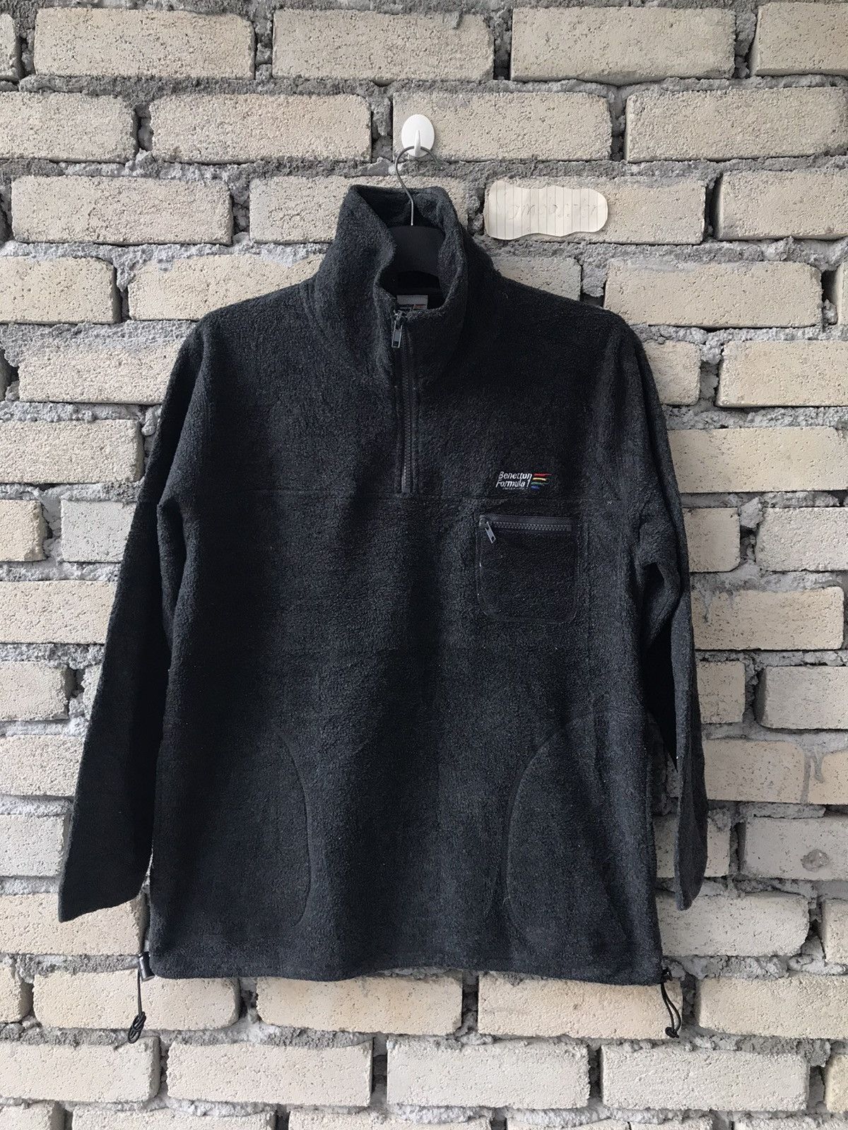 Benetton Vintage Benetton Formula One Fleece Jacket Half Zipper Size US M / EU 48-50 / 2 - 1 Thumbnail