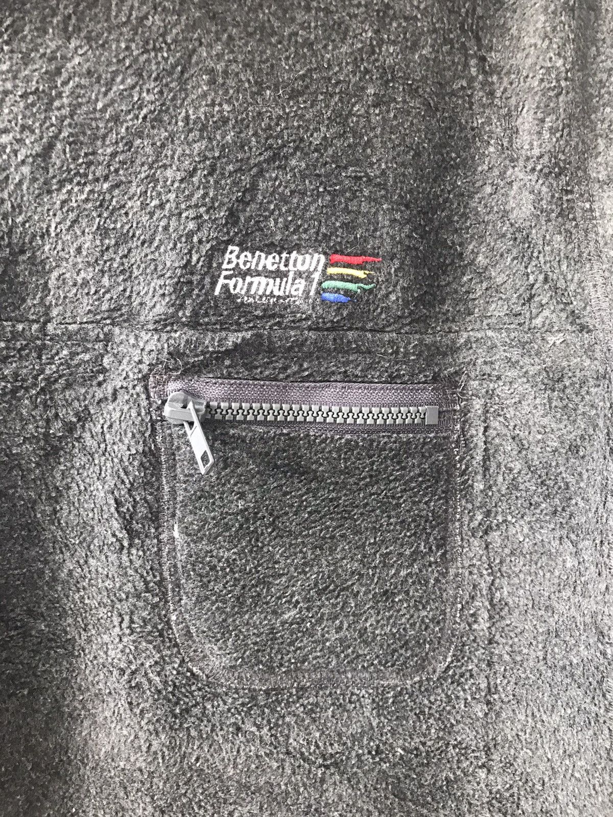 Benetton Vintage Benetton Formula One Fleece Jacket Half Zipper Size US M / EU 48-50 / 2 - 4 Thumbnail