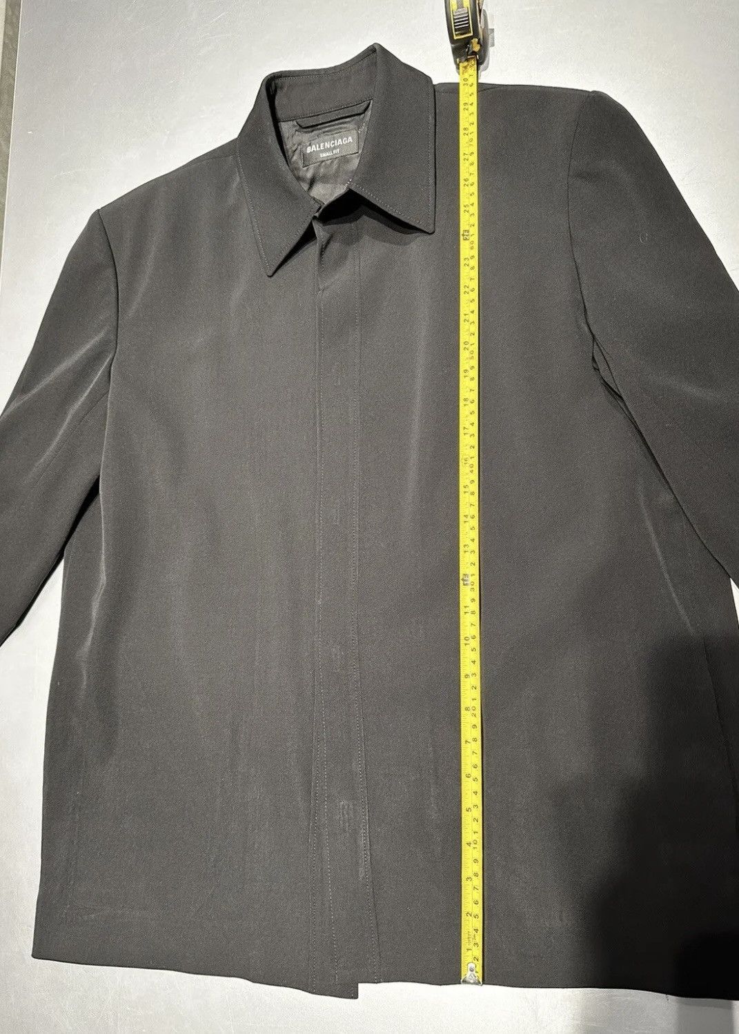 Balenciaga Employee Uniform Padded Button Down Shirt Jacket Size US L / EU 52-54 / 3 - 6 Thumbnail