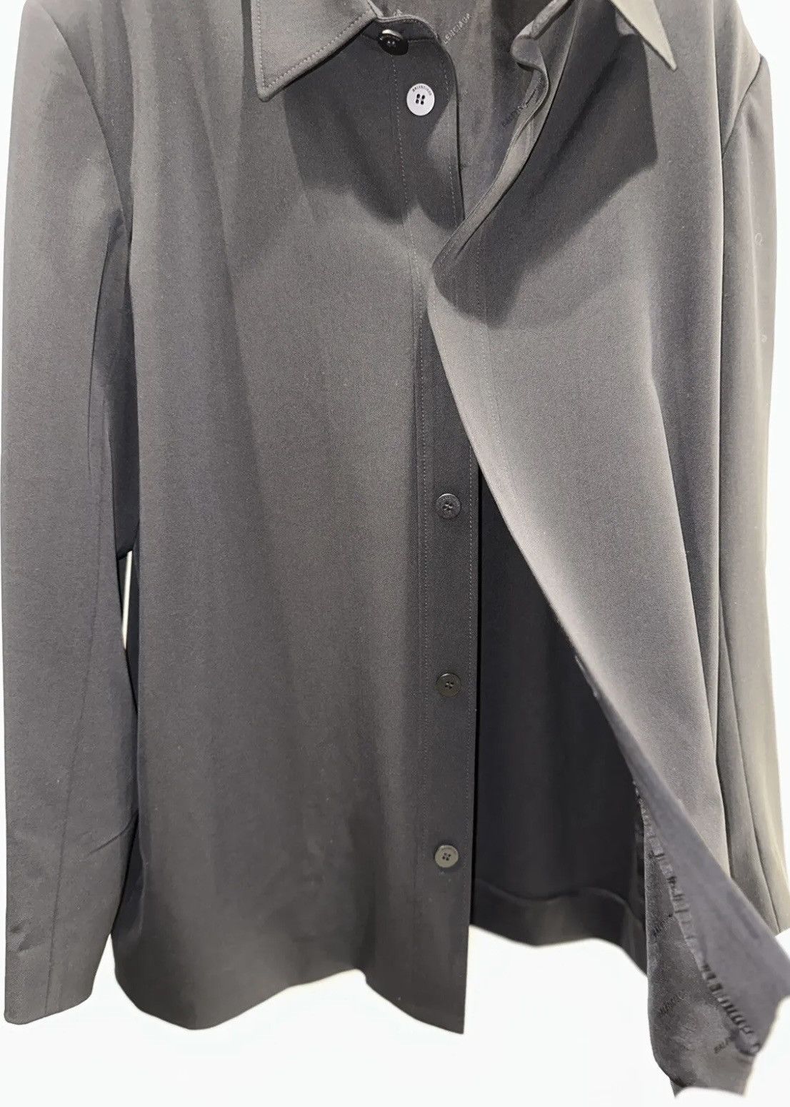 Balenciaga Employee Uniform Padded Button Down Shirt Jacket Size US L / EU 52-54 / 3 - 3 Thumbnail