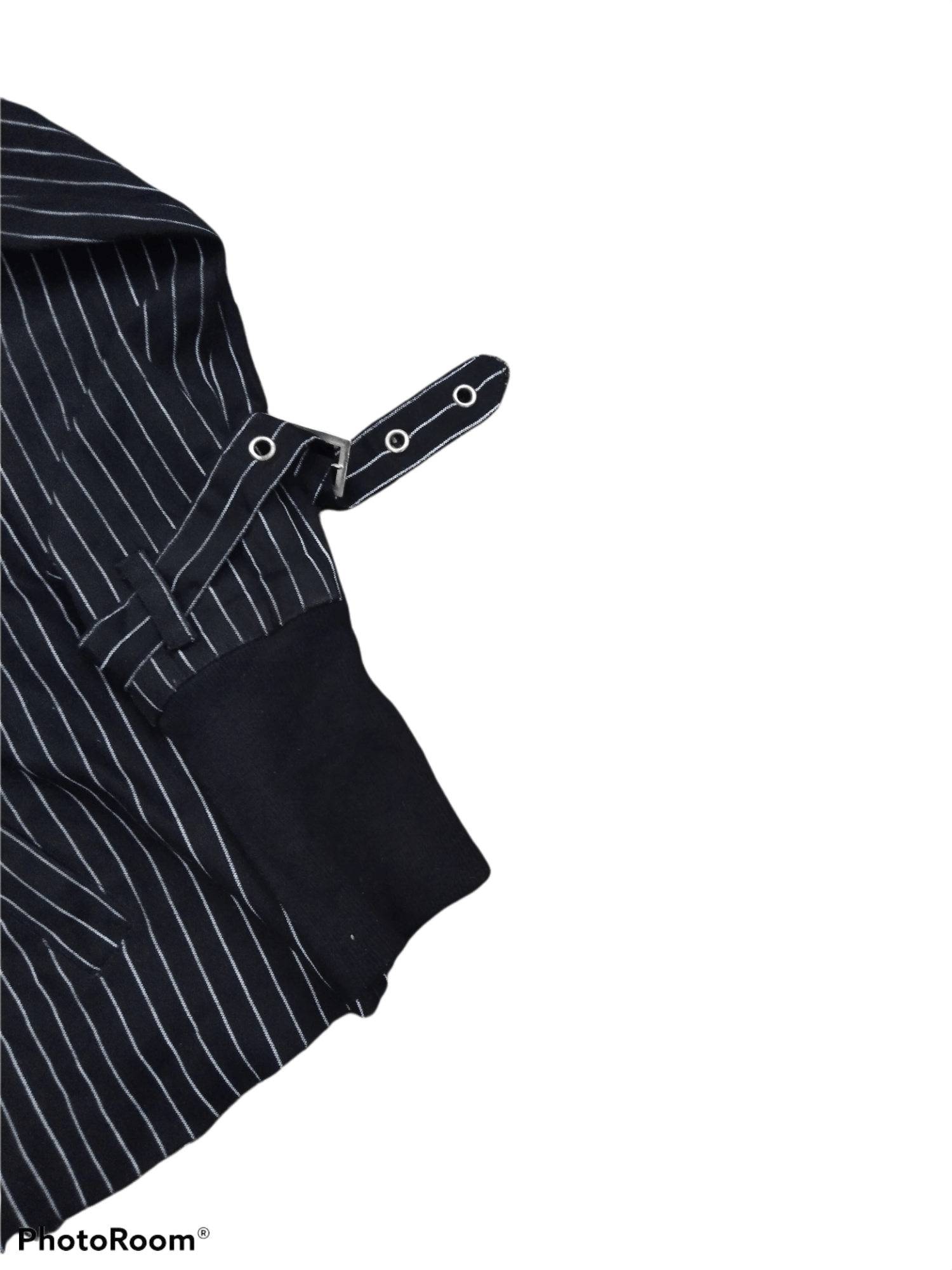 Japanese Brand DEVIL HORN BLACK STRIPE HOODIE Size US S / EU 44-46 / 1 - 5 Thumbnail
