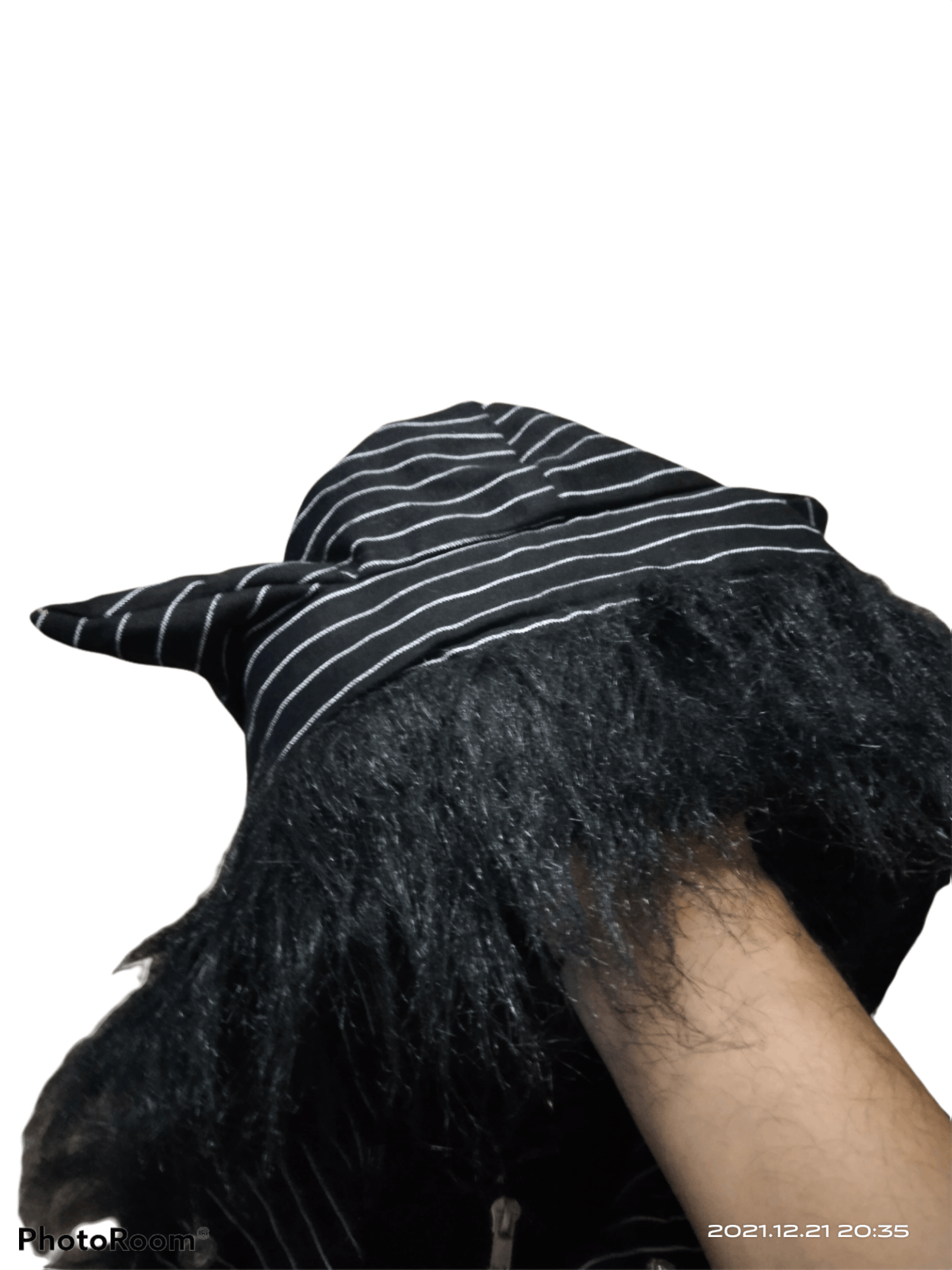 Japanese Brand DEVIL HORN BLACK STRIPE HOODIE Size US S / EU 44-46 / 1 - 6 Thumbnail