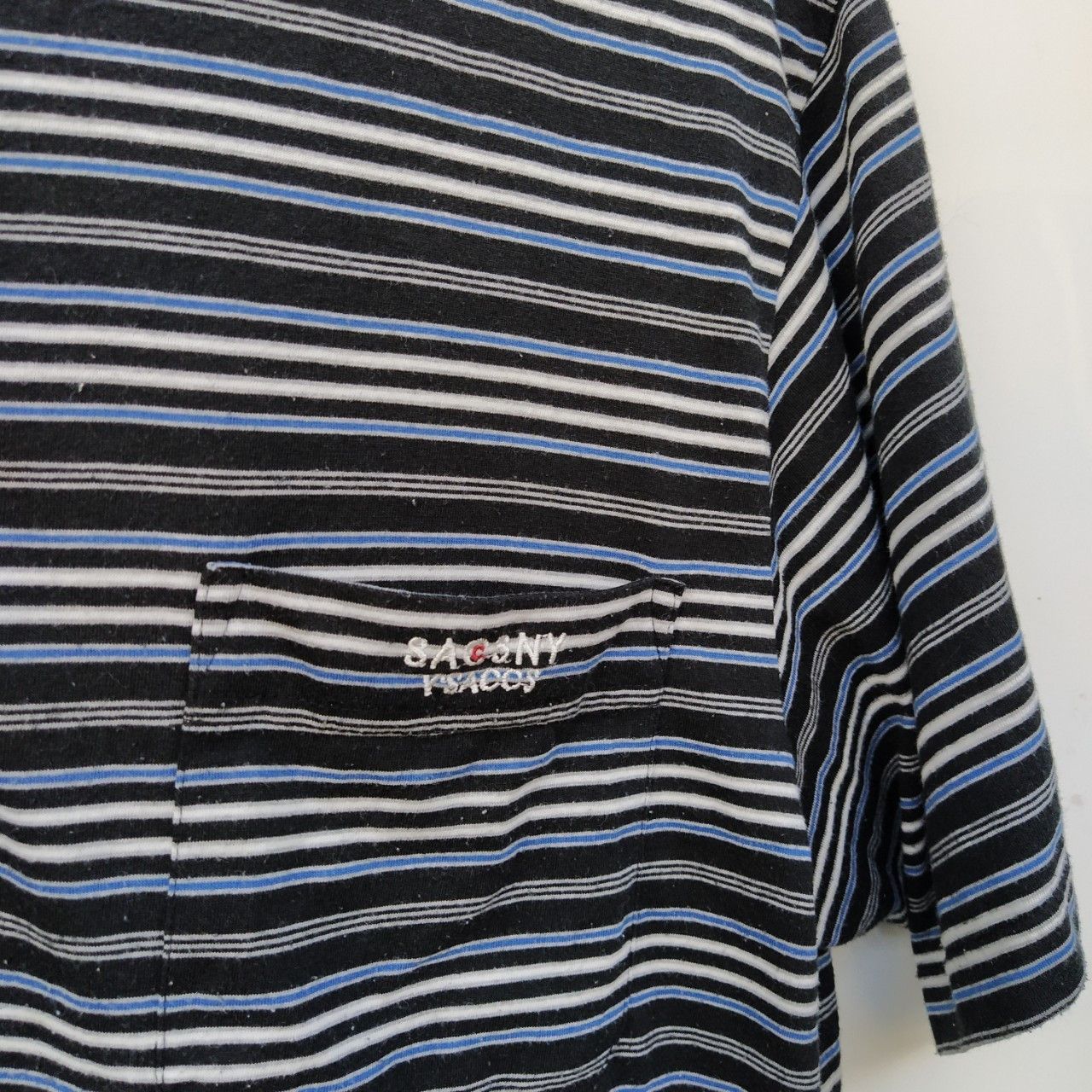 Yohji Yamamoto sacsny y’saccs by yohji yamamoto striped pocket tees Size US L / EU 52-54 / 3 - 4 Thumbnail