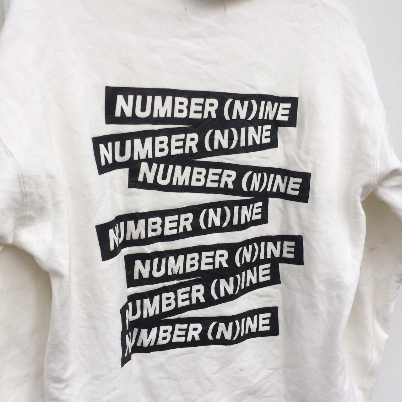 Number (N)ine number (n)ine denim line hoodie full logo on the backside Size US M / EU 48-50 / 2 - 1 Thumbnail
