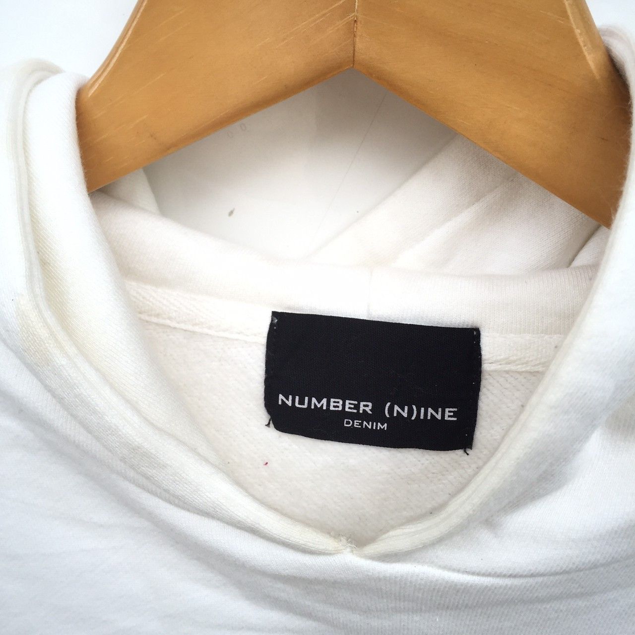 Number (N)ine number (n)ine denim line hoodie full logo on the backside Size US M / EU 48-50 / 2 - 3 Thumbnail