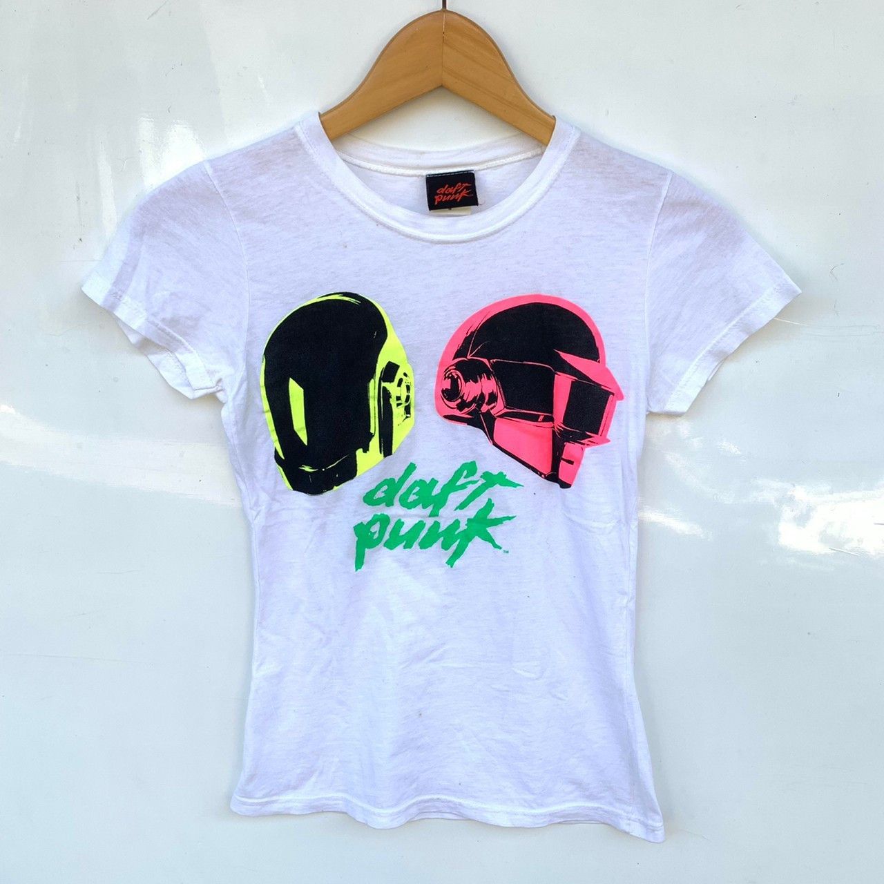 Band Tees vintage daft punk helmet tees Size XXS / US 00 / IT 34 - 1 Thumbnail