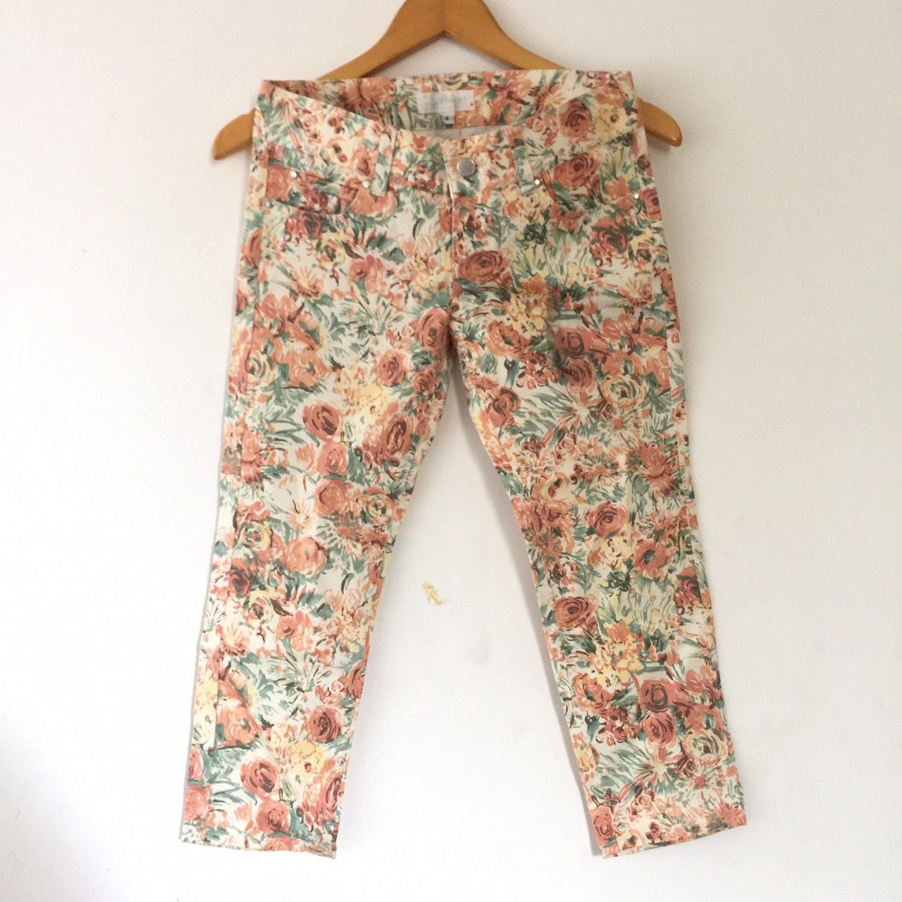 Jil Stuart jill stuart floral denim Size 30" / US 8 / IT 44 - 1 Thumbnail