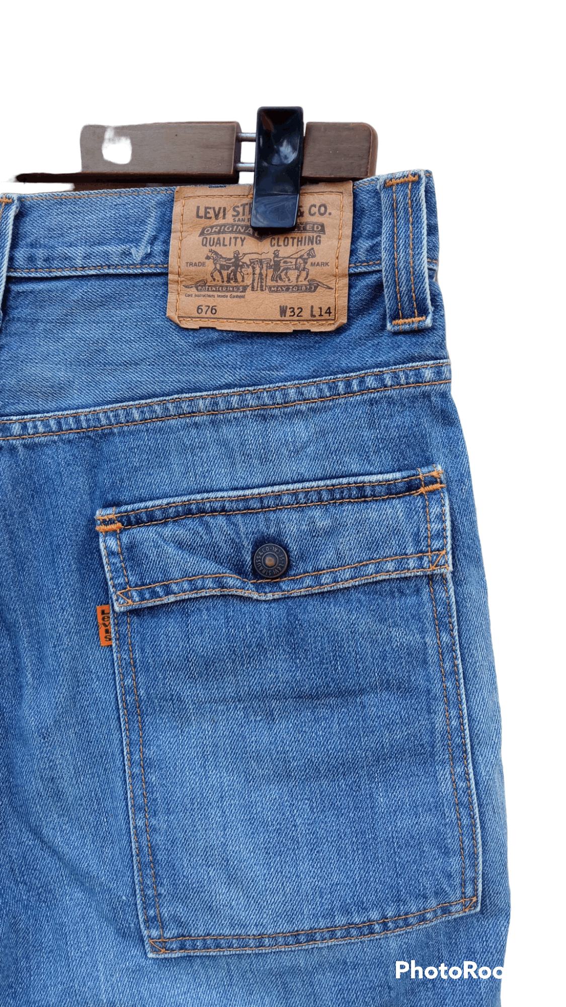 Levi's × Levi's Vintage Clothing × Vintage 🔥🔥Vintage Levi's Orange Tag Bush Pants Shorts Size US 32 / EU 48 - 23 Thumbnail