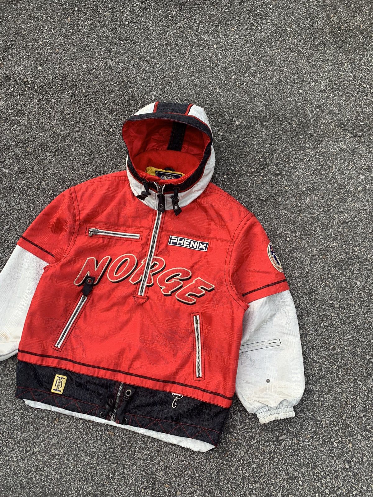 Vintage ⛷️VINTAGE PHENIX NORGE NORWAY ALPINE SKI TEAM JACKET Size US XL / EU 56 / 4 - 3 Thumbnail