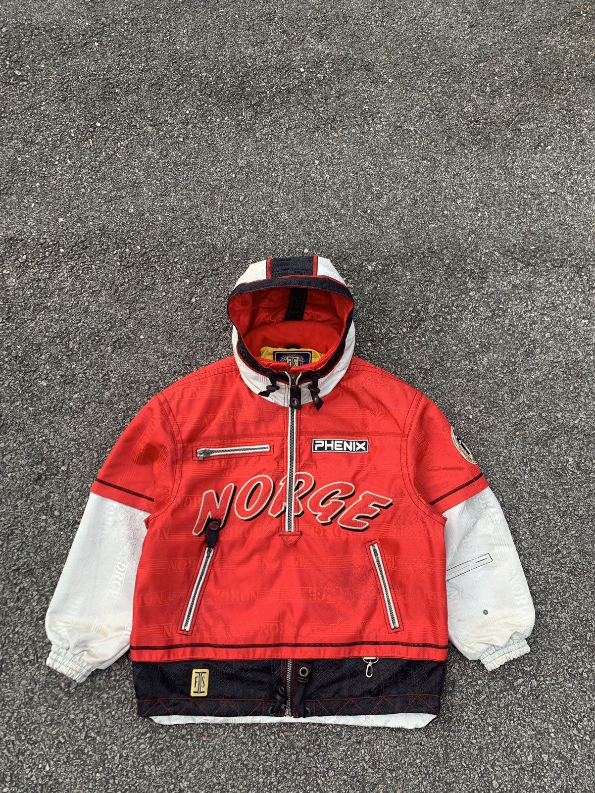 Vintage ⛷️VINTAGE PHENIX NORGE NORWAY ALPINE SKI TEAM JACKET Size US XL / EU 56 / 4 - 1 Thumbnail