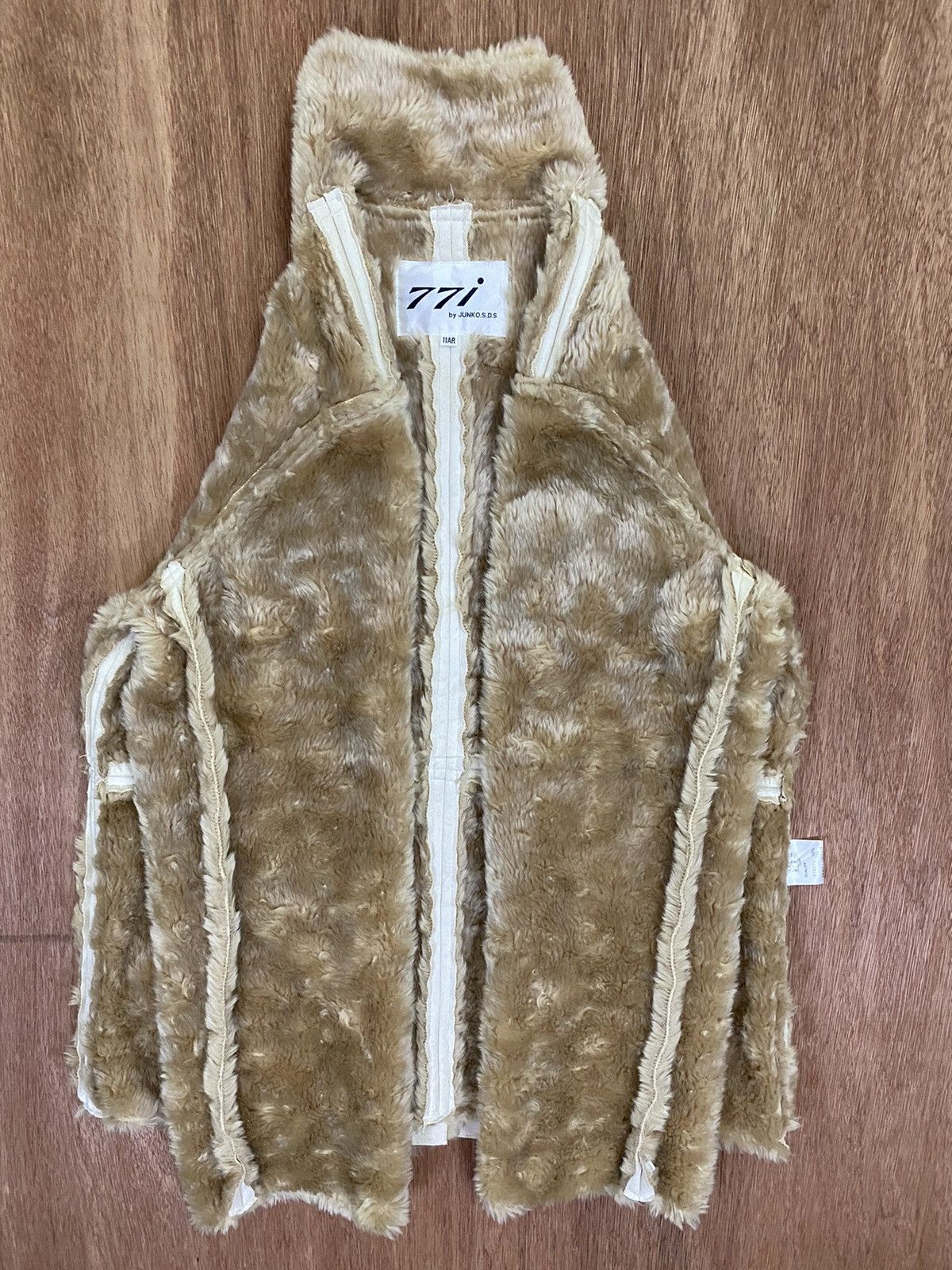 Junko Shimada 77i by Junko Shimada Faux Fur Jacket Size XS / US 0-2 / IT 36-38 - 12 Thumbnail