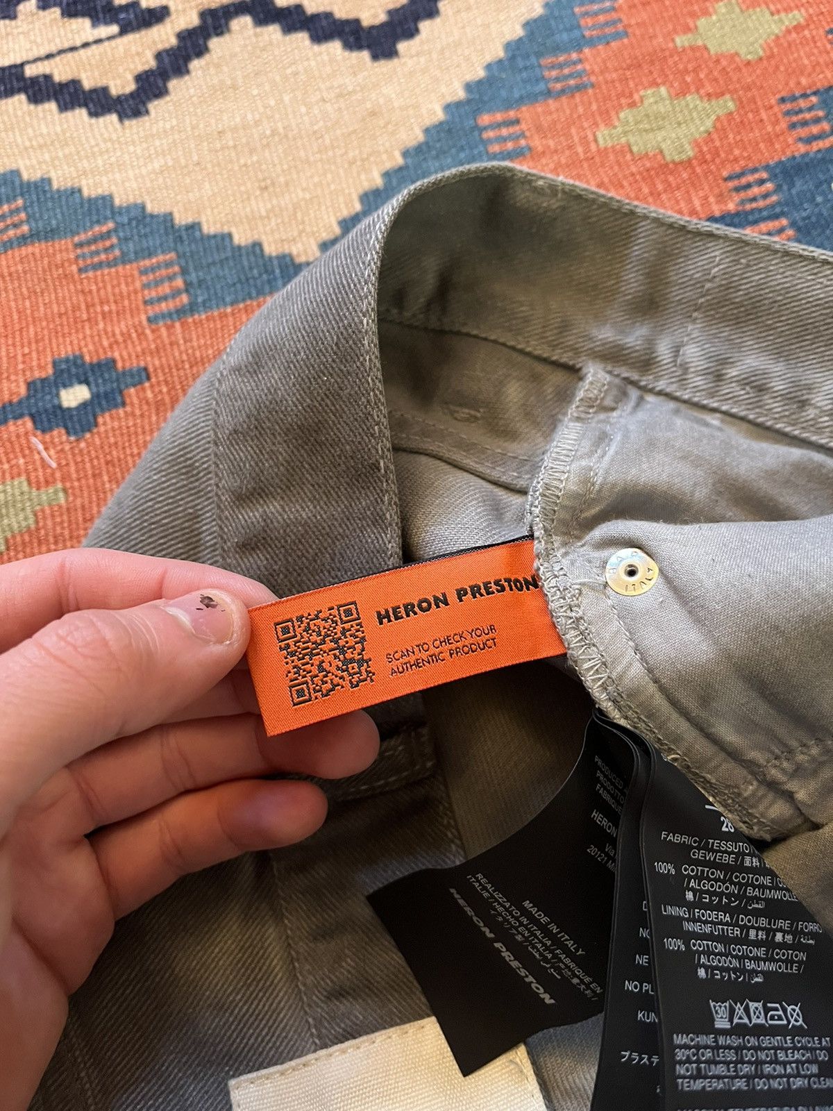 Heron Preston Heron Preston garment dyed carpenter pants Size US 28 / EU 44 - 6 Thumbnail