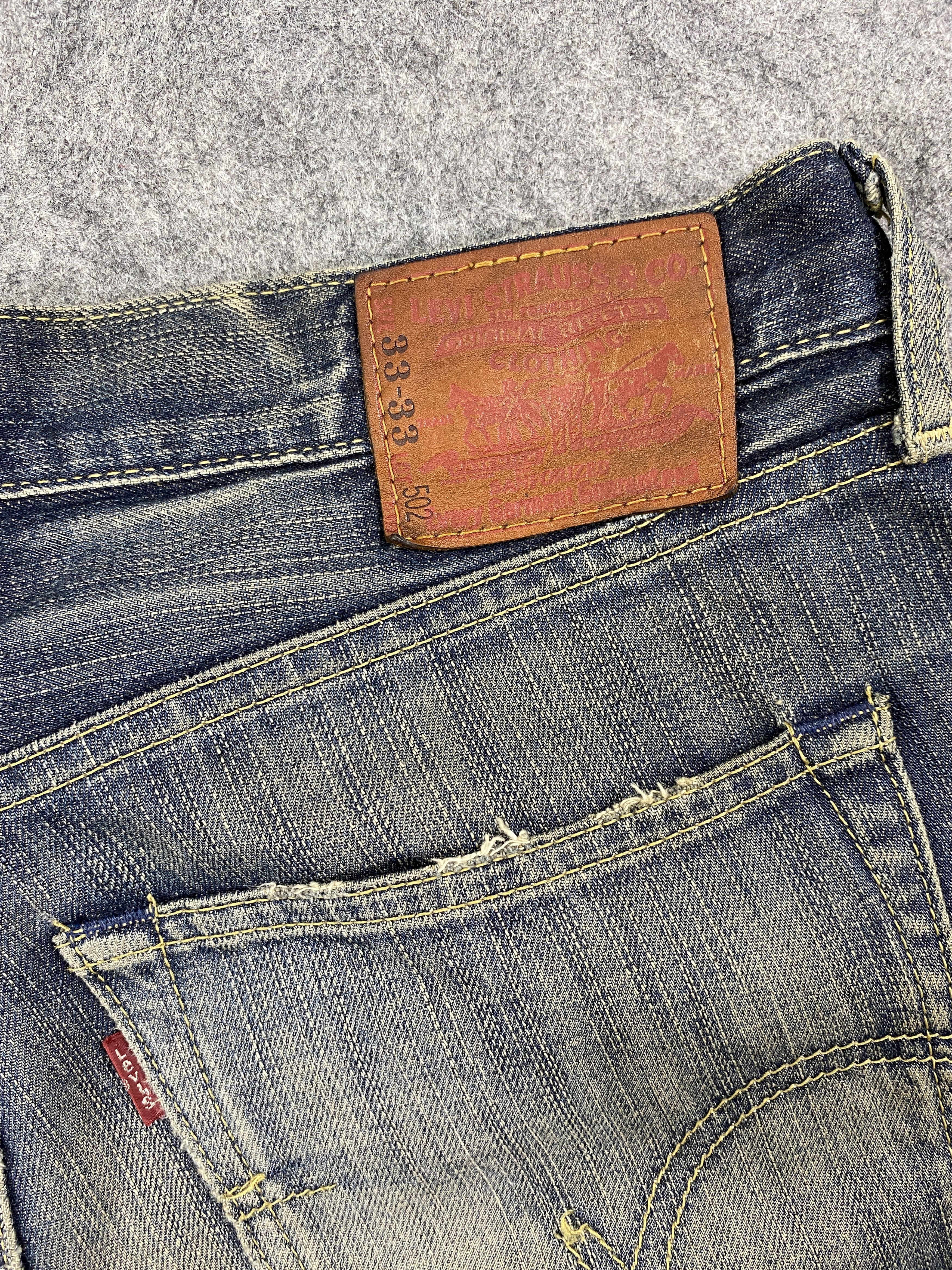 Levi's Distressed Blue Vintage Levi's 502 34x28.5 Denim -JN1923 Size US 34 / EU 50 - 10 Thumbnail