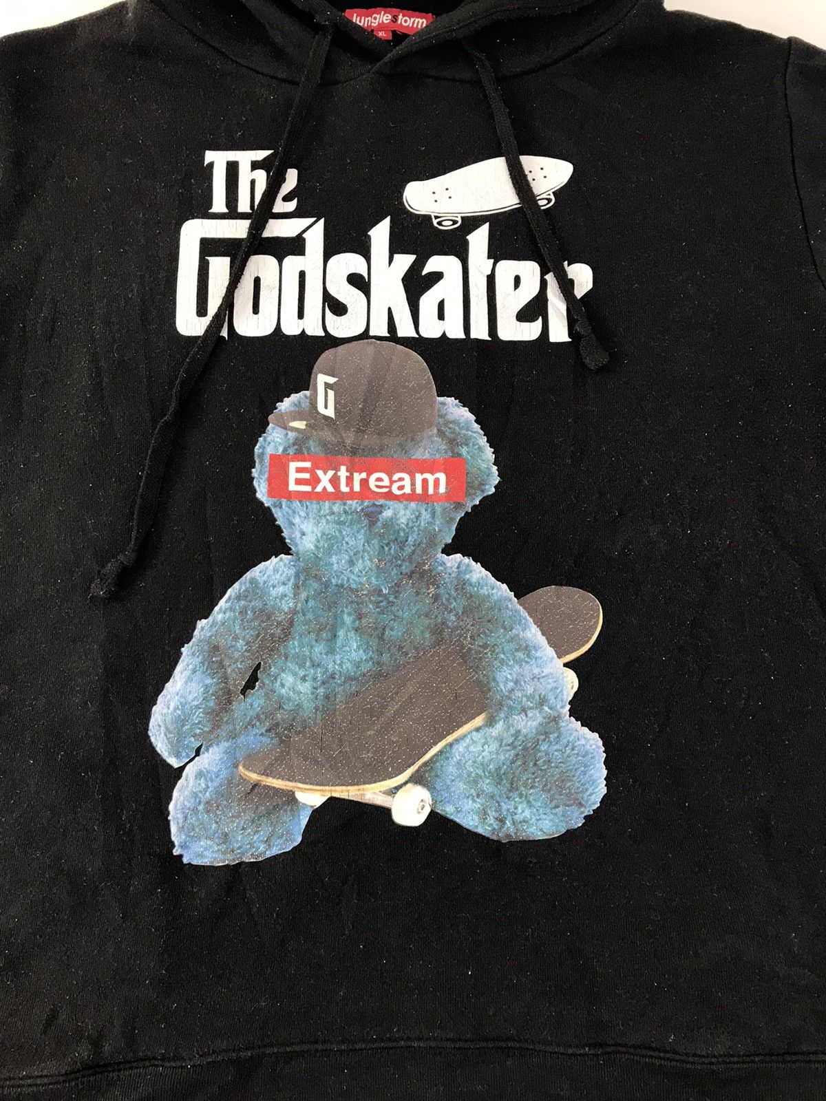 Vintage Jungle Storm The Godskaters Extream Big Bear Logo Size US L / EU 52-54 / 3 - 3 Thumbnail