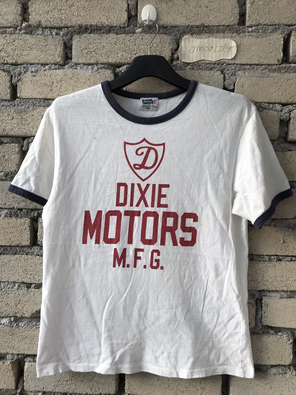 Japanese Brand × Pherrow's Vintage PHERROW’s SPORTWEAR Dixie Motors M.F.G Ringer Size US S / EU 44-46 / 1 - 1 Thumbnail