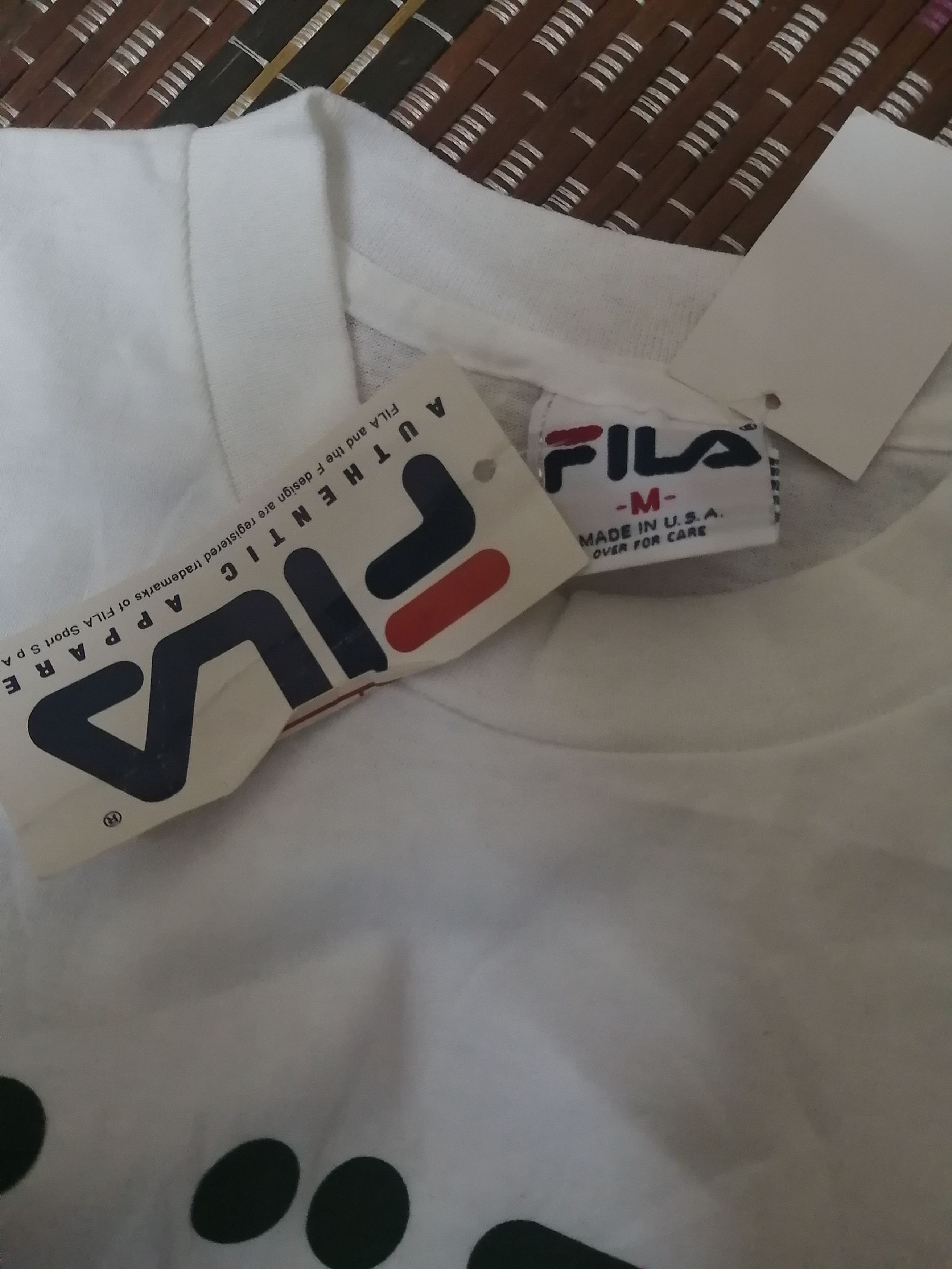 Fila × Vintage Vintage Fila Tee Big Logo Spell Out Sportwear Size US M / EU 48-50 / 2 - 6 Thumbnail