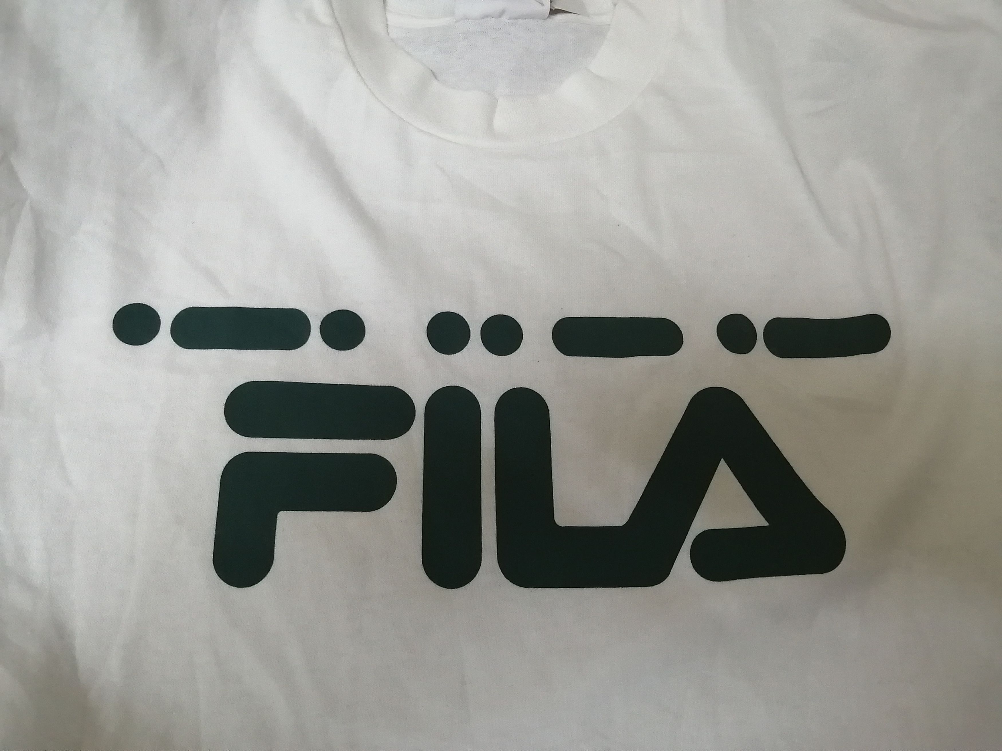 Fila × Vintage Vintage Fila Tee Big Logo Spell Out Sportwear Size US M / EU 48-50 / 2 - 5 Thumbnail