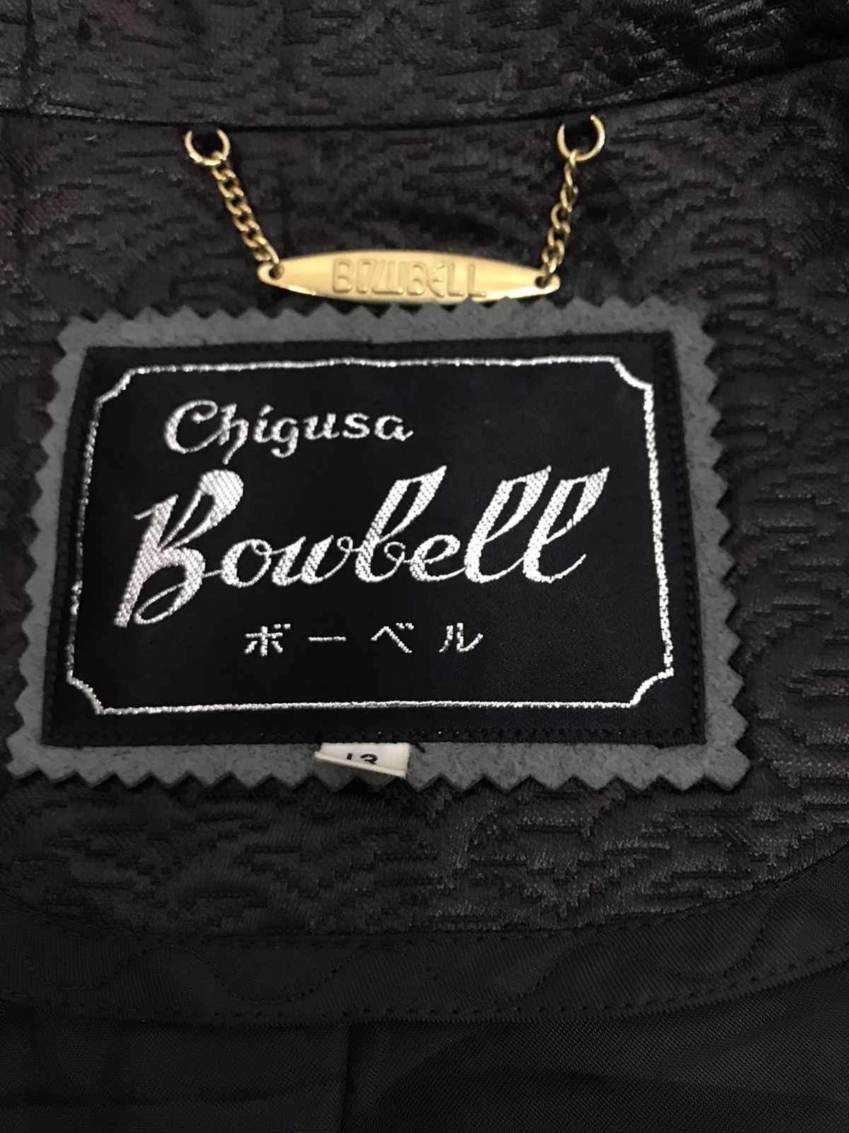Japanese Brand Vintage Chigusa Bowbell Leather Long Jacket Size US M / EU 48-50 / 2 - 7 Thumbnail
