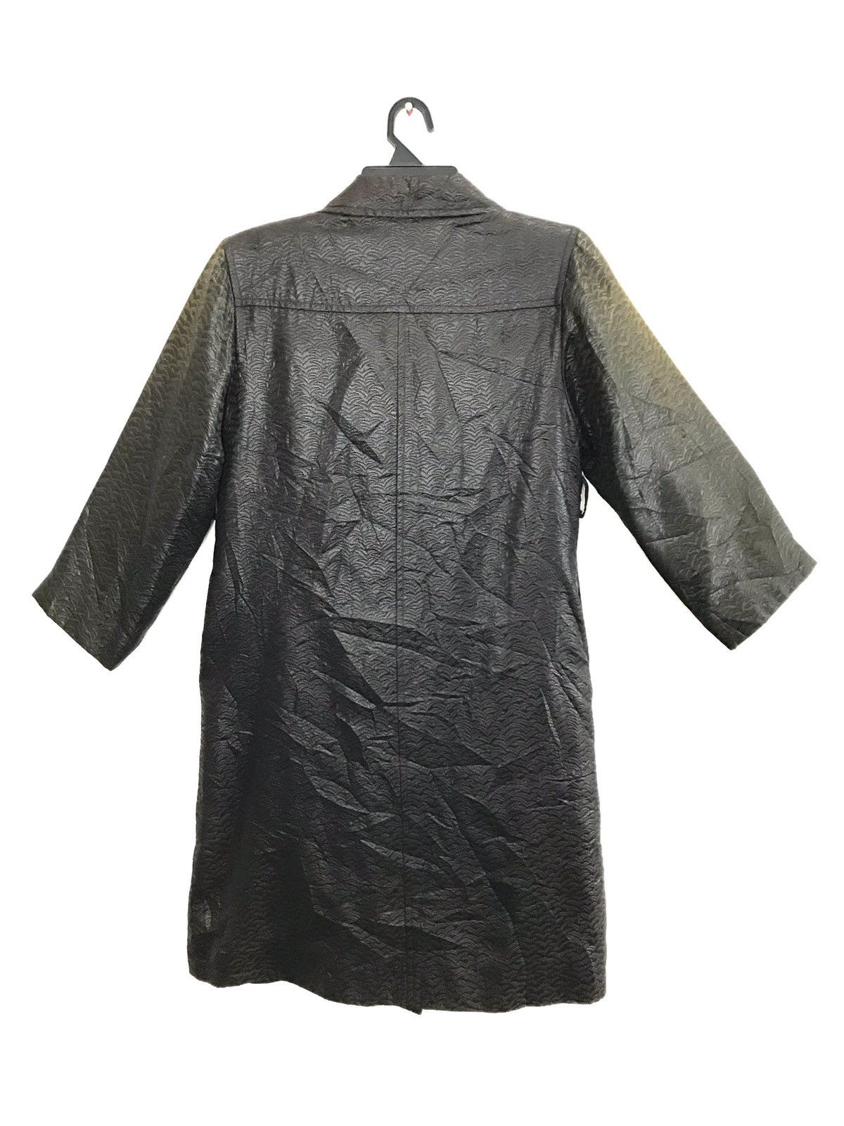 Japanese Brand Vintage Chigusa Bowbell Leather Long Jacket Size US M / EU 48-50 / 2 - 2 Thumbnail