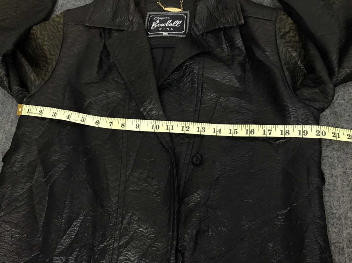 Japanese Brand Vintage Chigusa Bowbell Leather Long Jacket Size US M / EU 48-50 / 2 - 4 Thumbnail