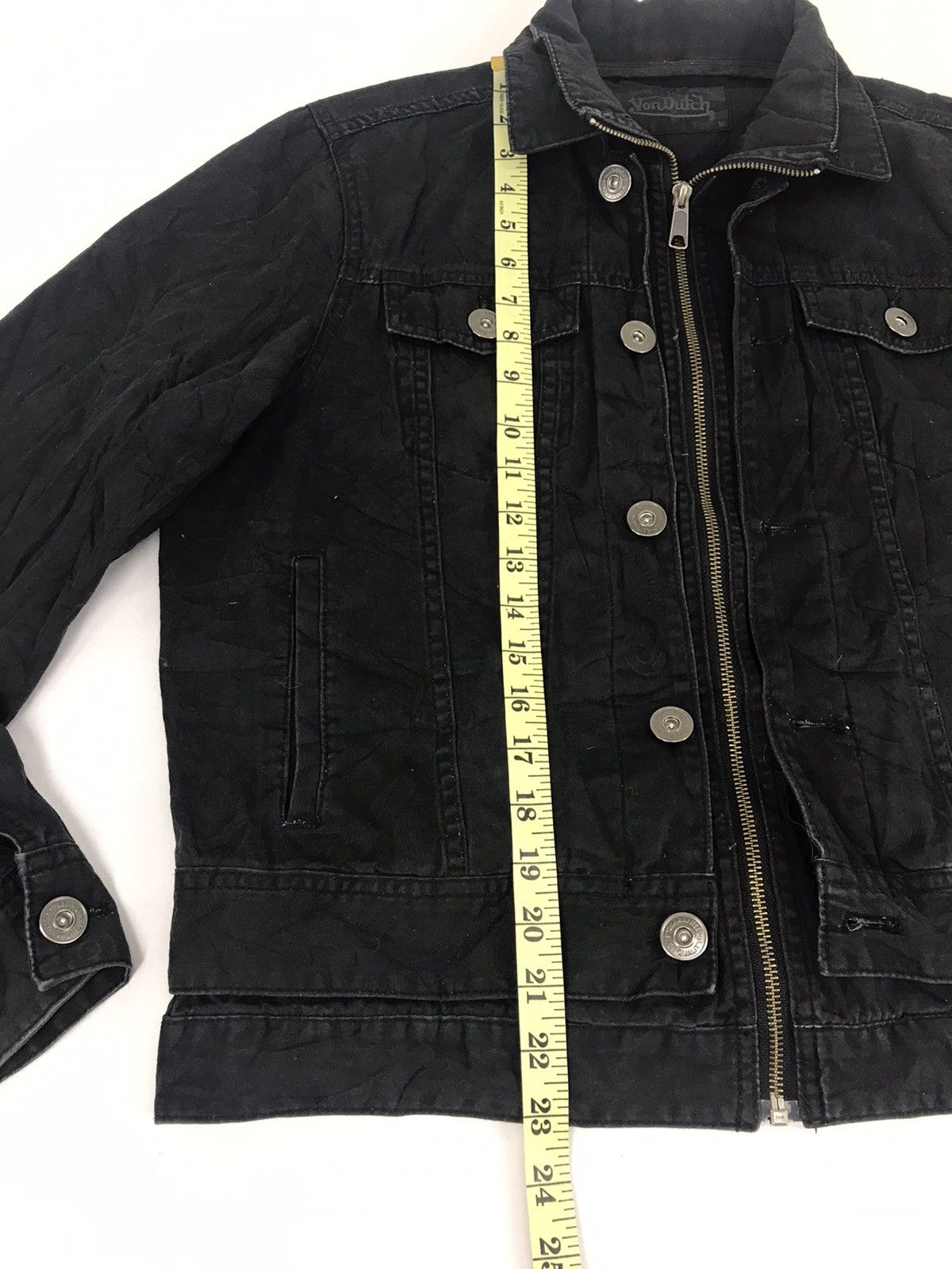 Vintage × Von Dutch Vintage Von Dutch Bikers Jacket Many Pocket Zip Up Size US S / EU 44-46 / 1 - 5 Thumbnail